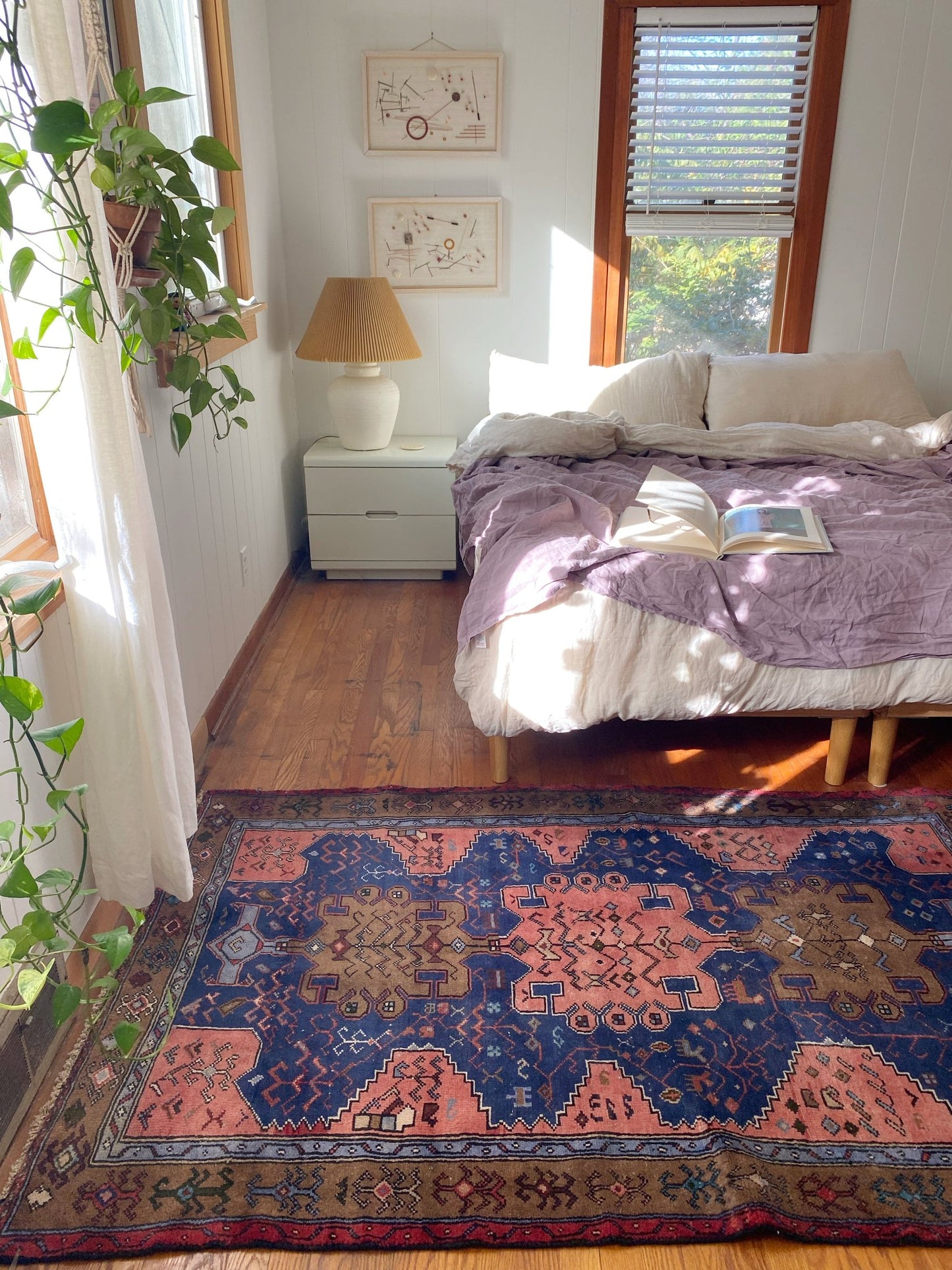 Shop Blue Vintage Persian Rug