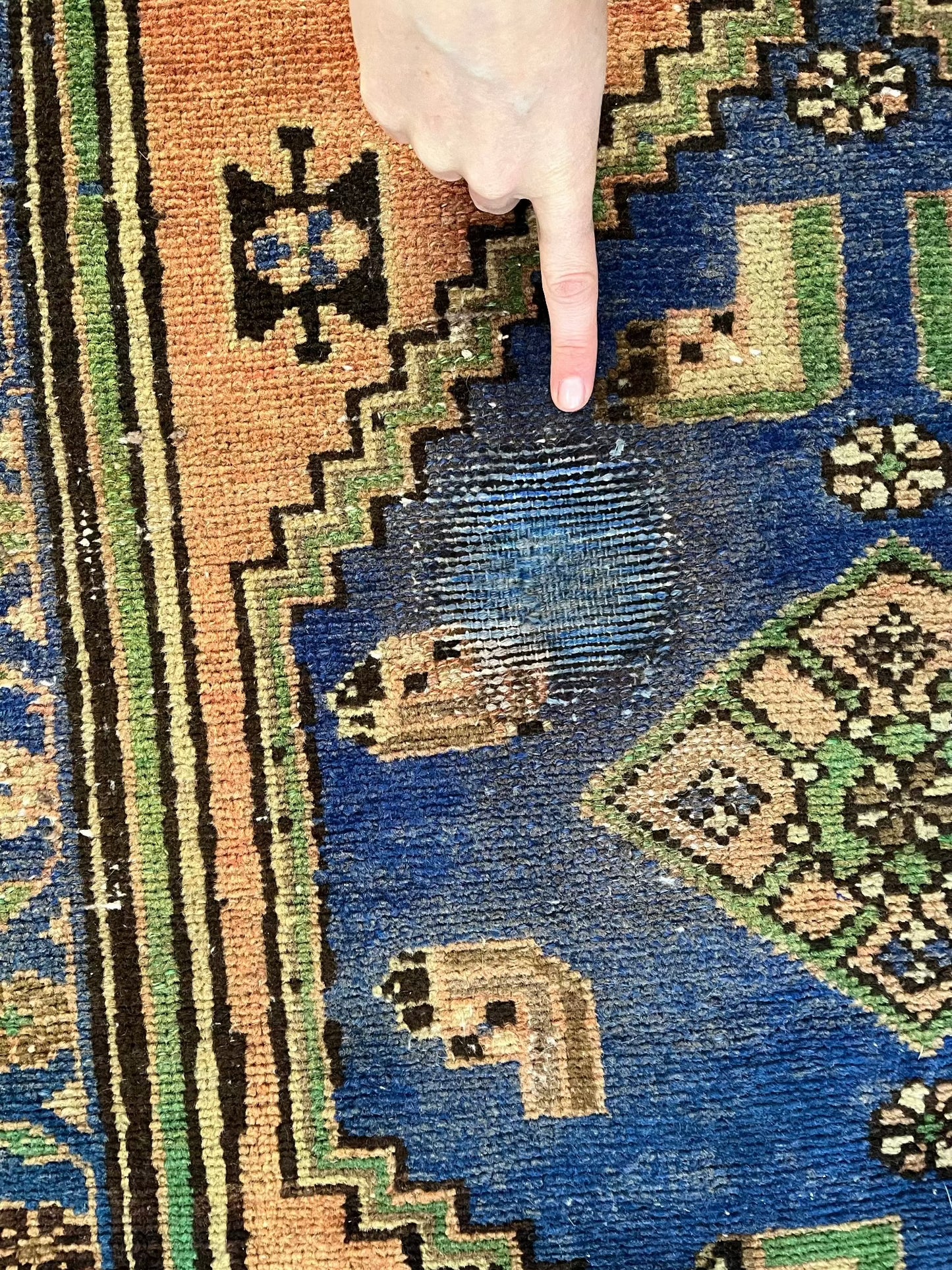 See Mend on Cati Persian Rug