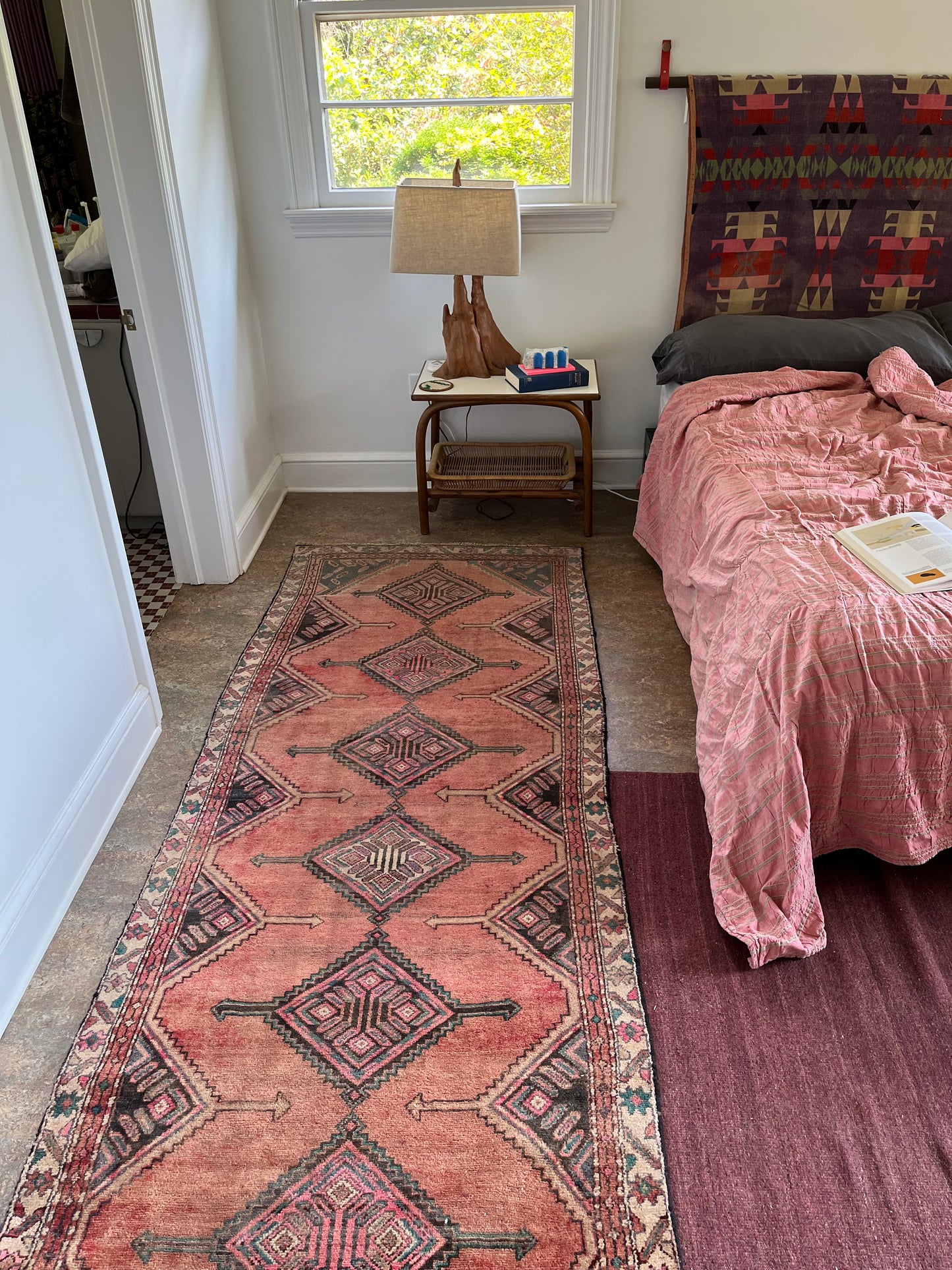 Gilpin Pink Vintage Persian Runner