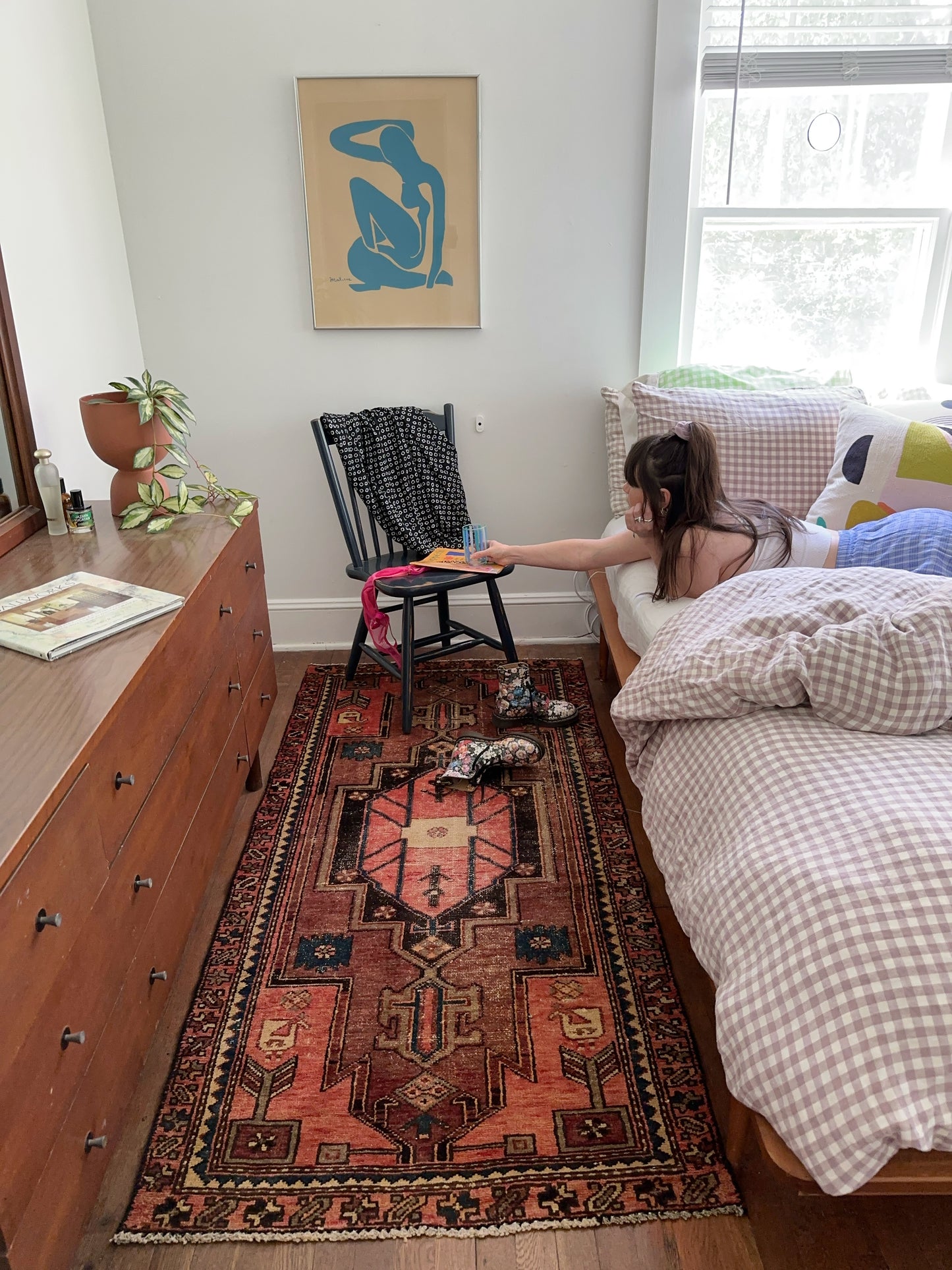 Mimosa Peach Vintage Persian Rug