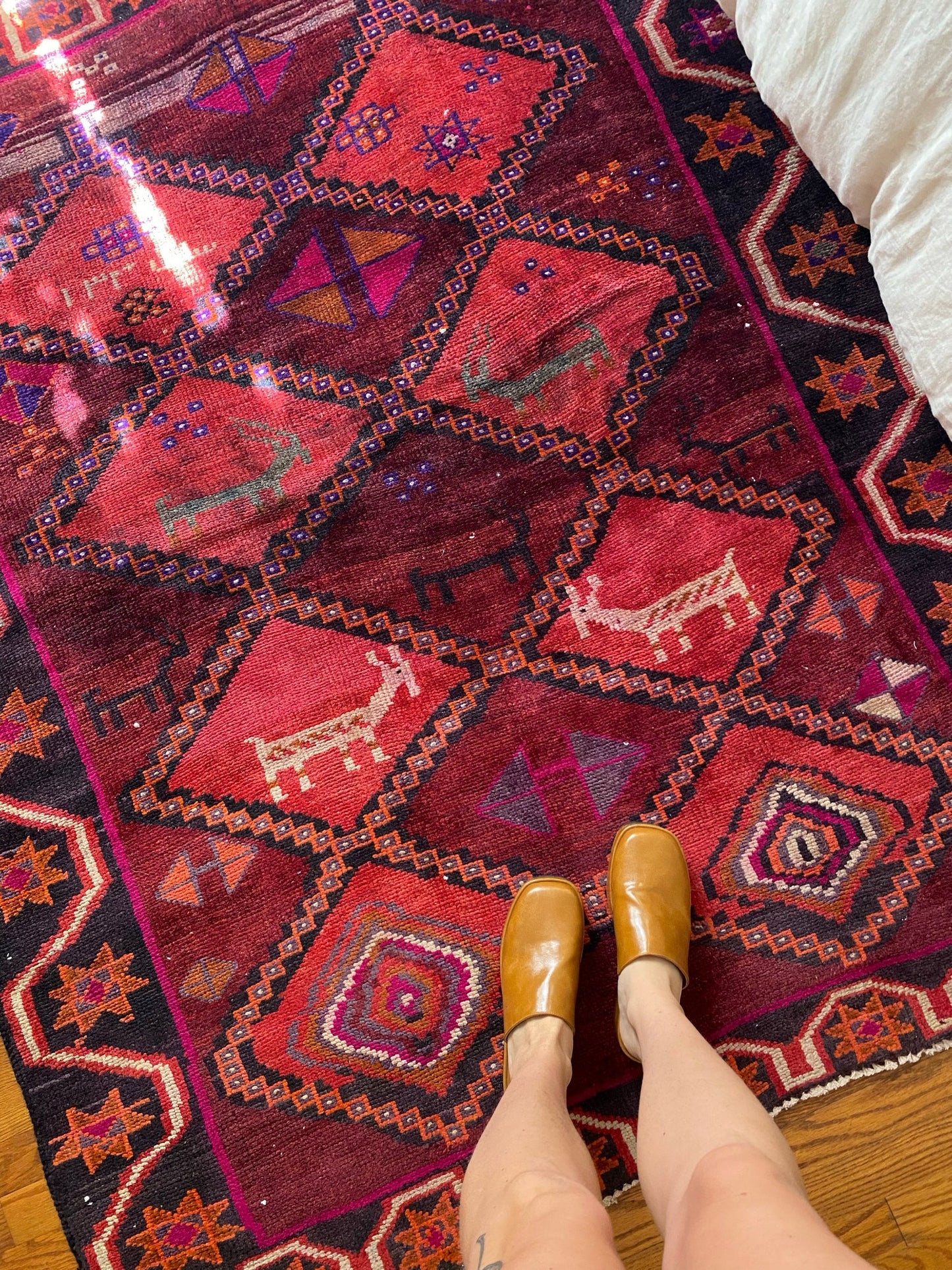 See Goat Motifs in Thea Persian Rug