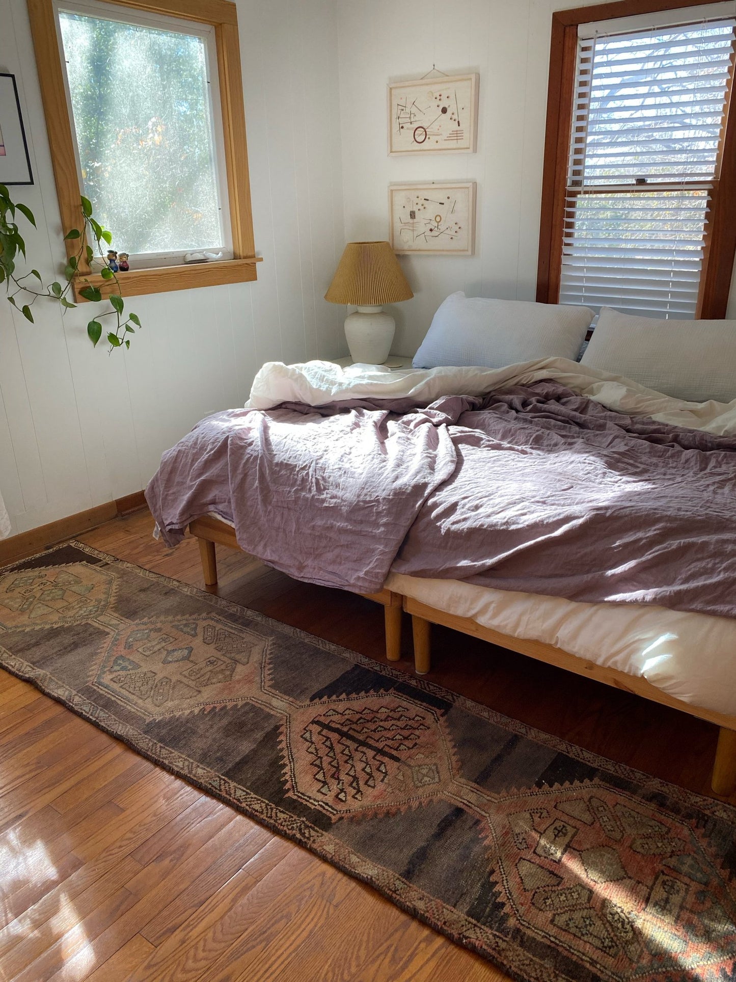 Style a Bedroom with a Vintage Persian Runner Rug