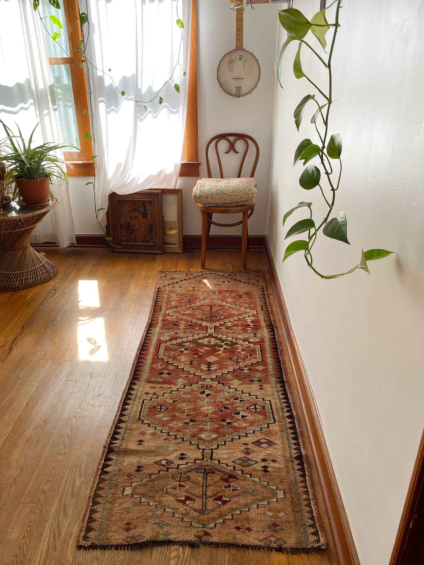 Sousa Terracotta Vintage Persian Runner Rug
