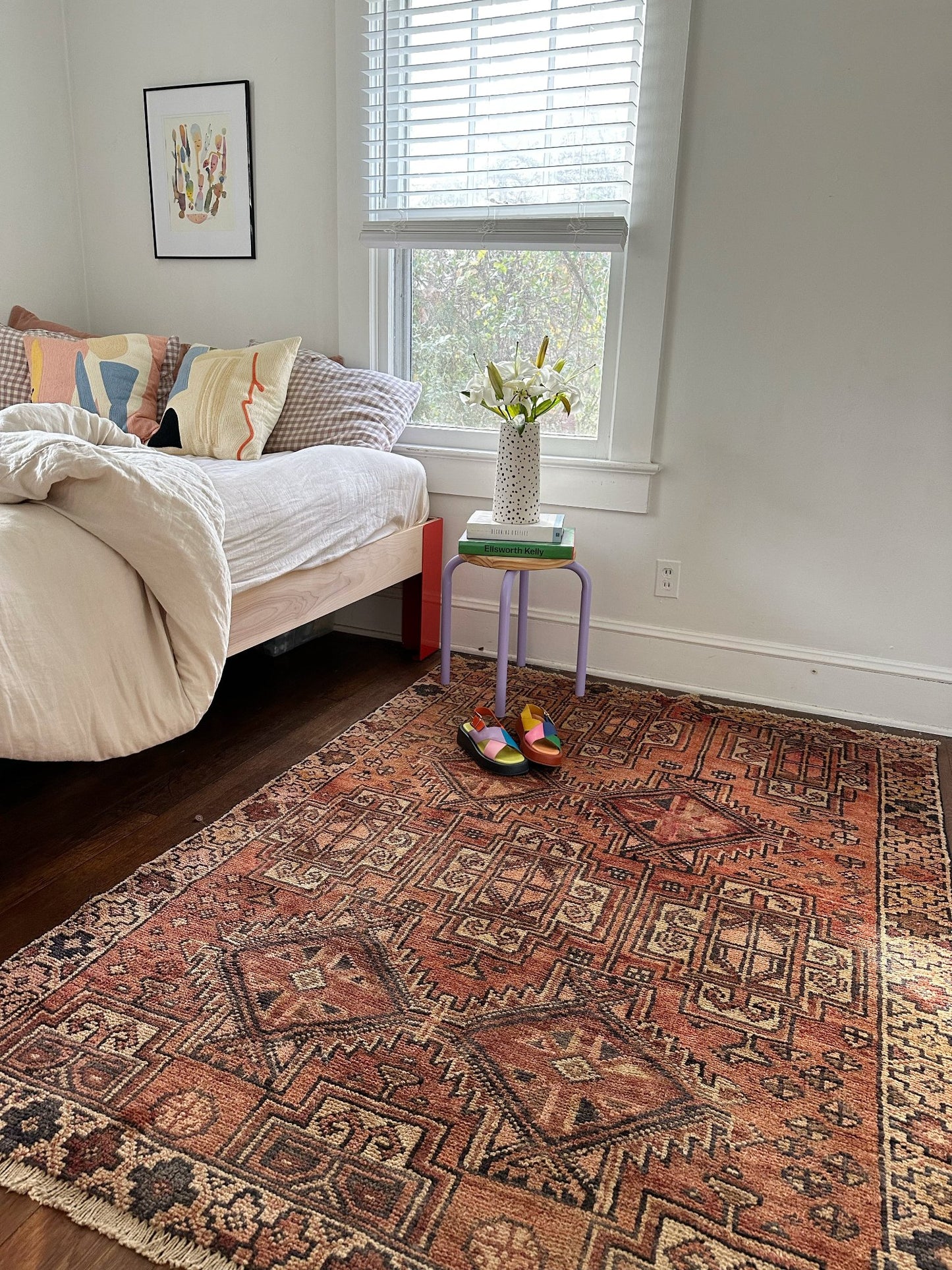 Style a Bedroom Space with a Vintage Persian Area Rug