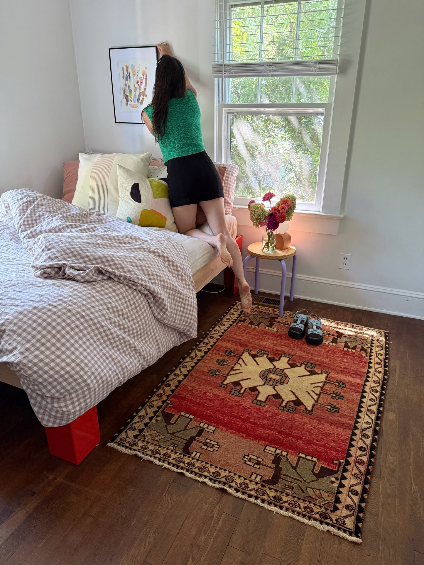 Sherbet Vintage Persian Rug