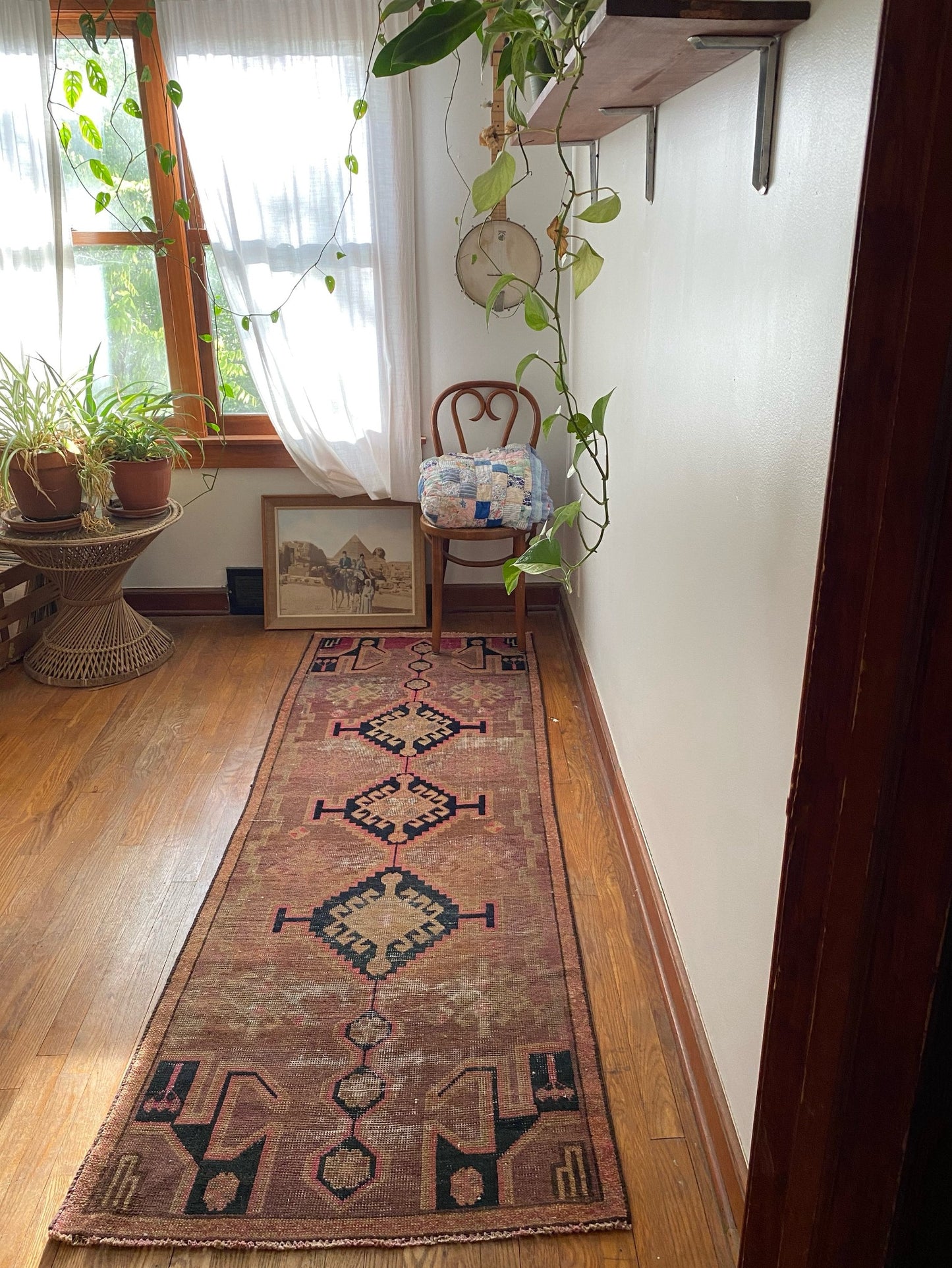 See Dusty Pink Vintage Indus Rug