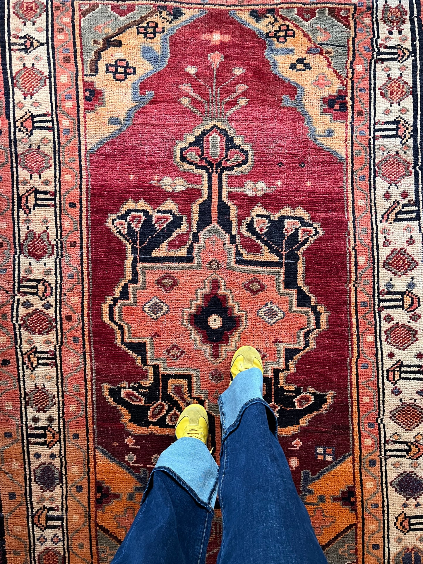 Pomegranate Vintage Persian Rug