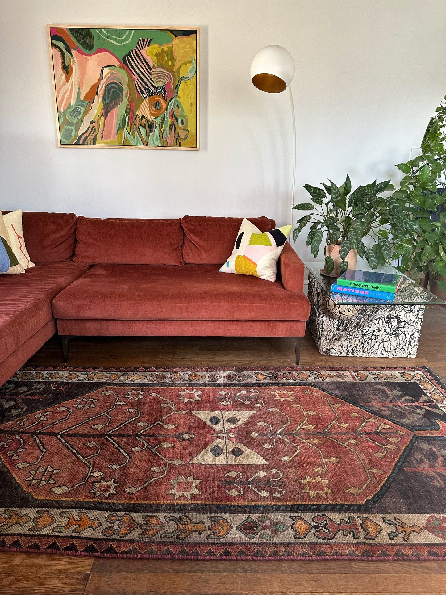 Style Arelia Persian Rug in the Living Room