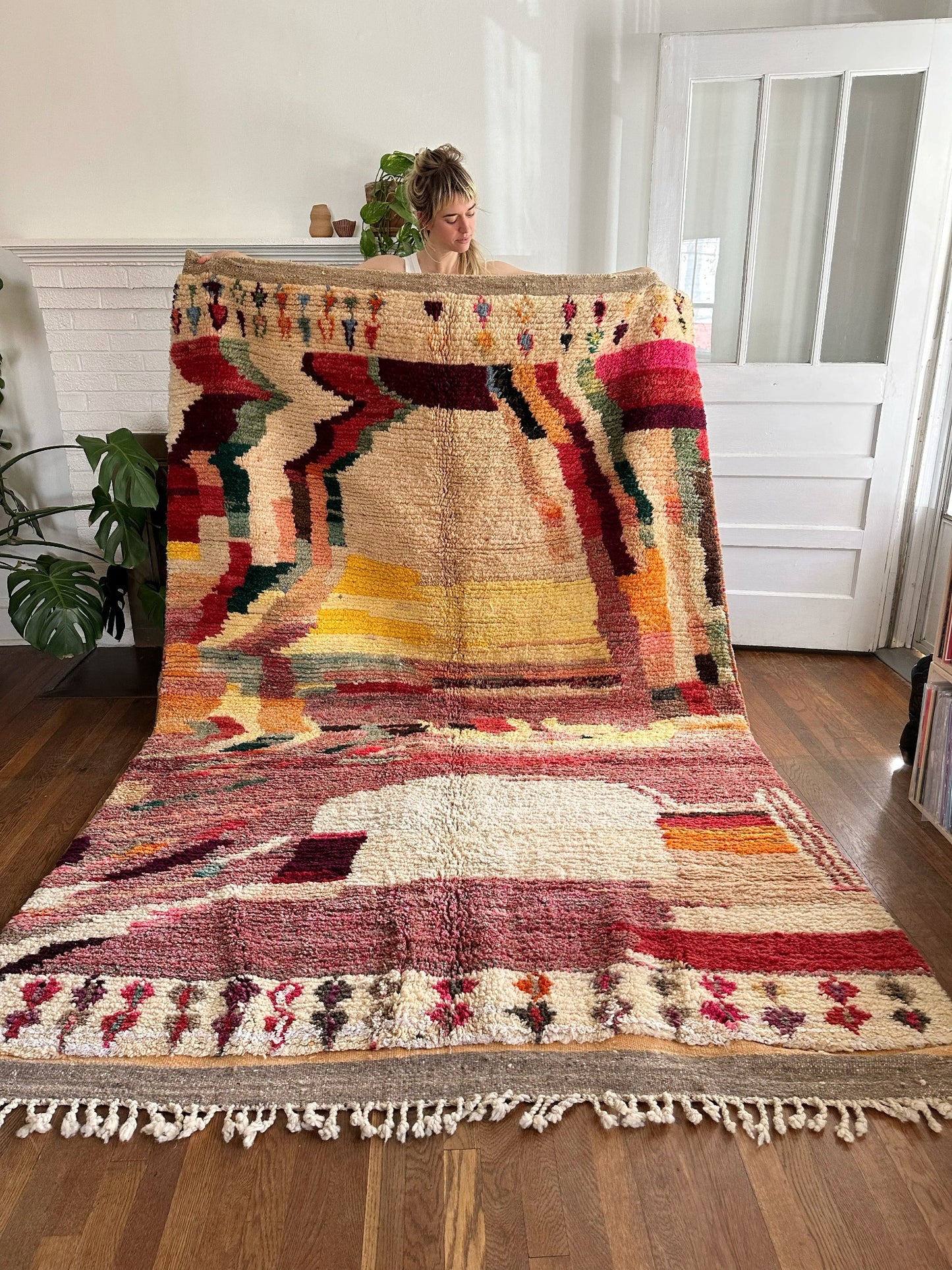 See Almond Moroccan Rug