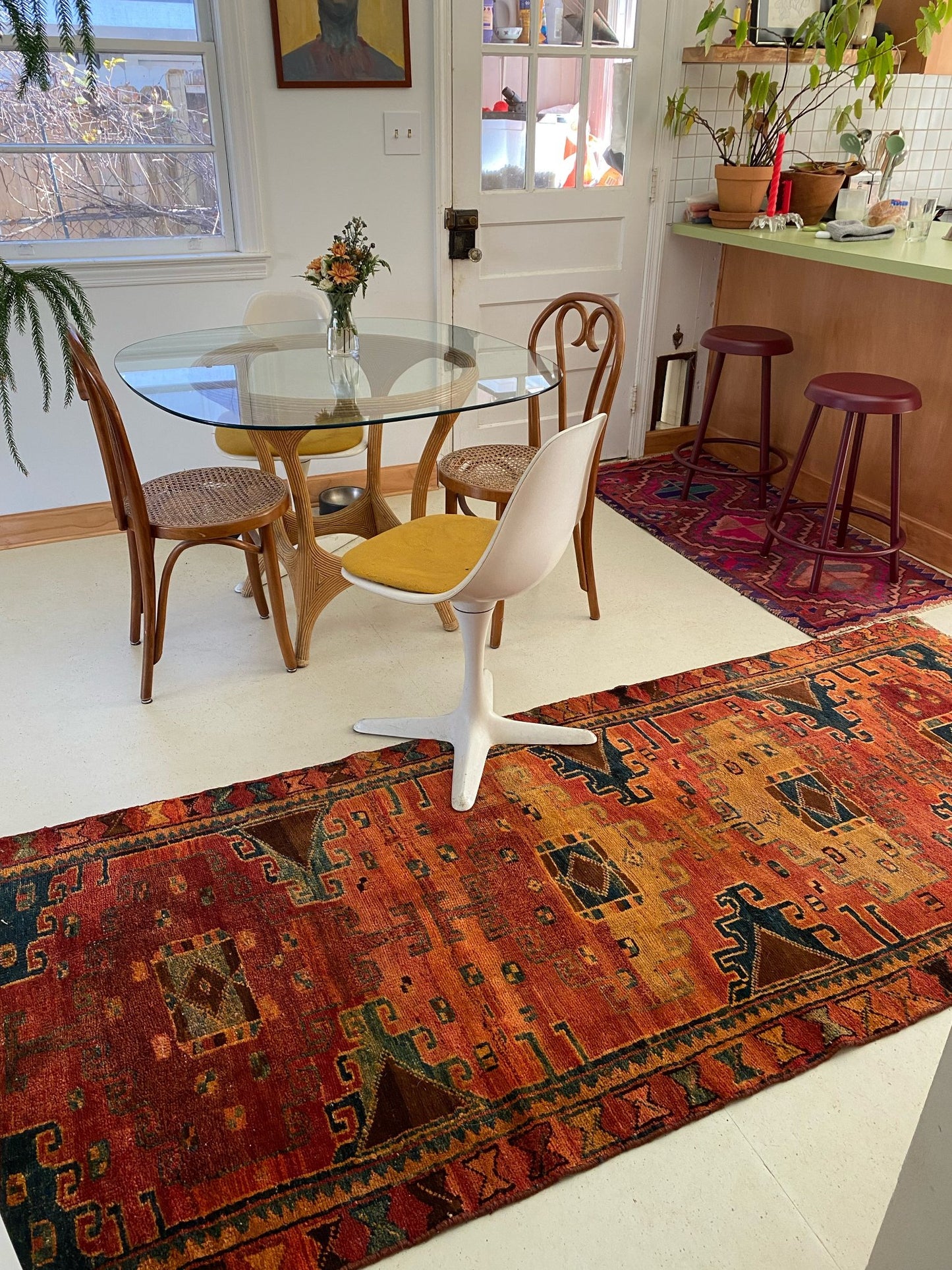 Style a Dining Room with a Vintage Persian Runner Rug