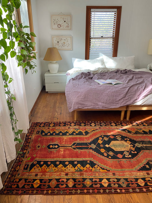 Arden Terracotta Vintage Persian Rug