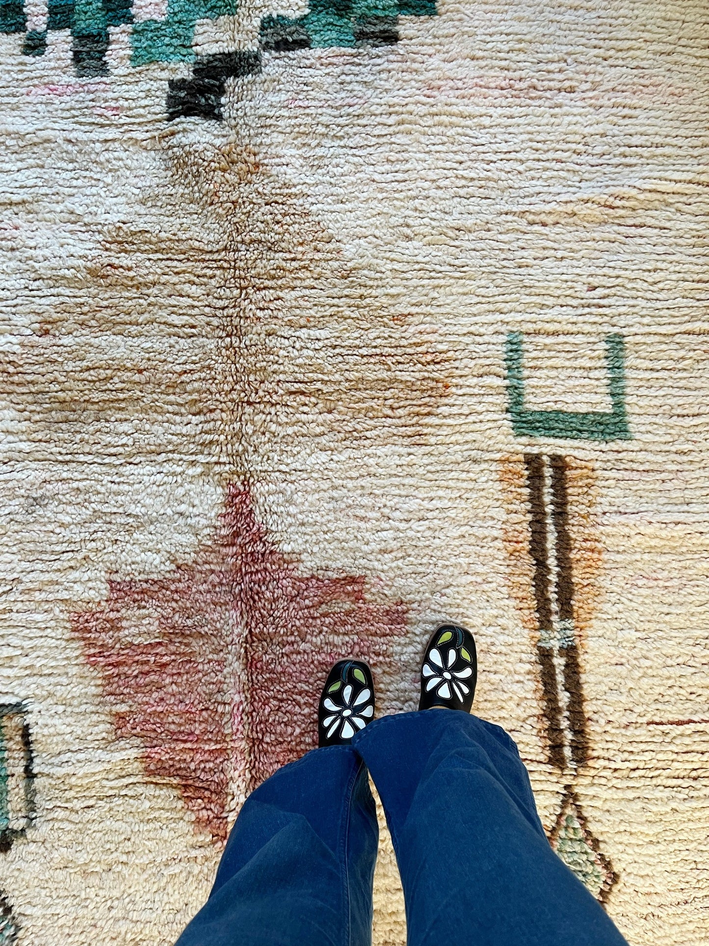 See Maya Moroccan Rug from Overhead