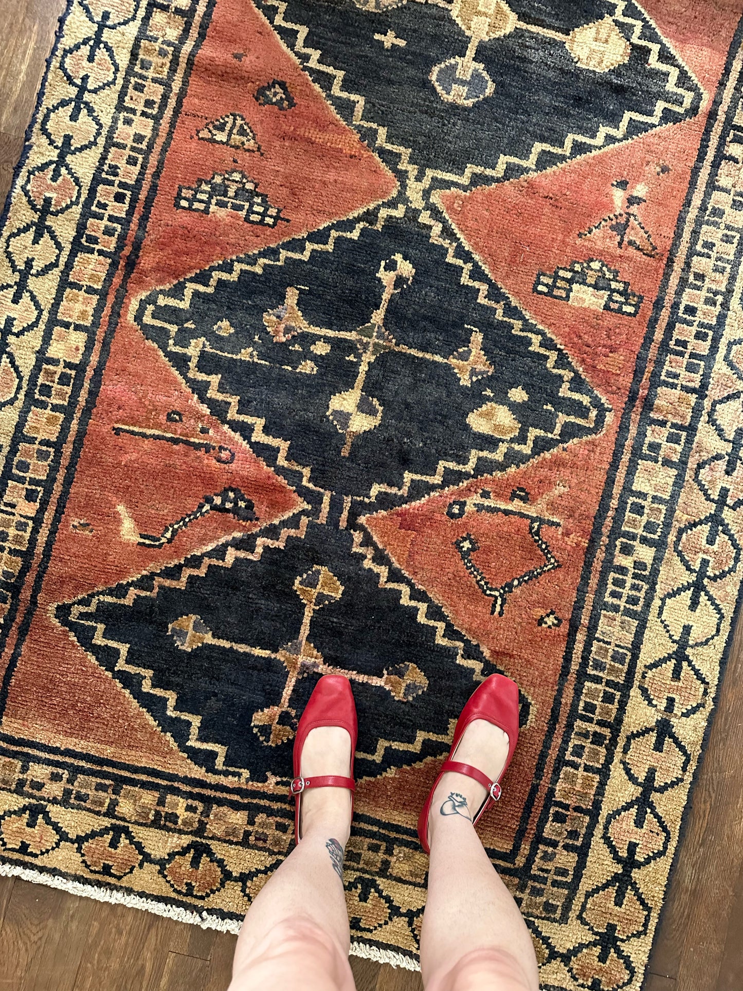 Nomi Blue Vintage Persian Rug