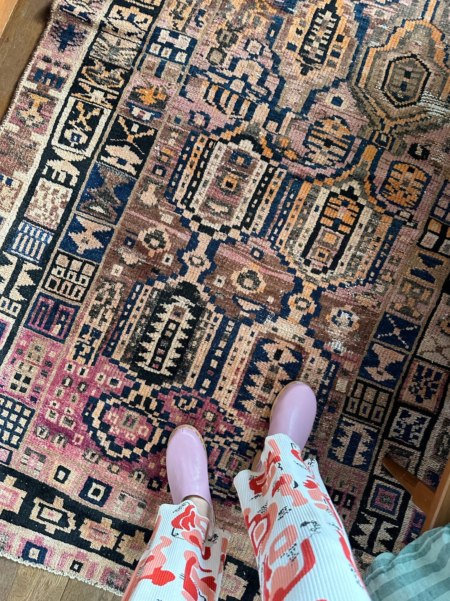 See Details of Celine Vintage Persian Rug