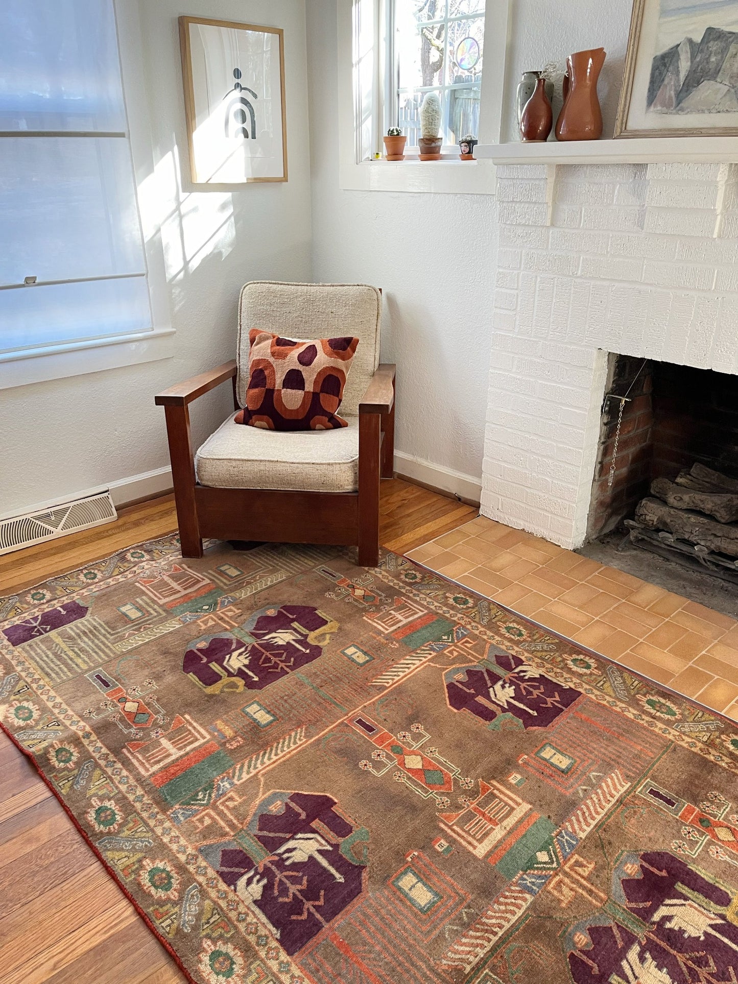 Style Cordia Persian Rug to Create a Cozy Corner