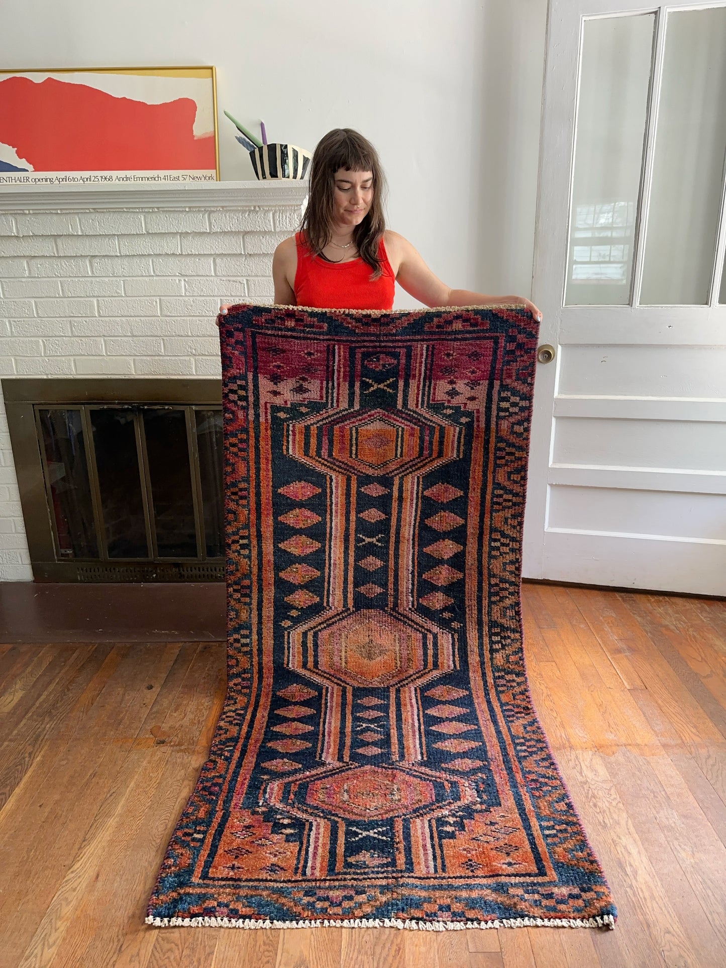 Yakima Blue Vintage Persian Rug