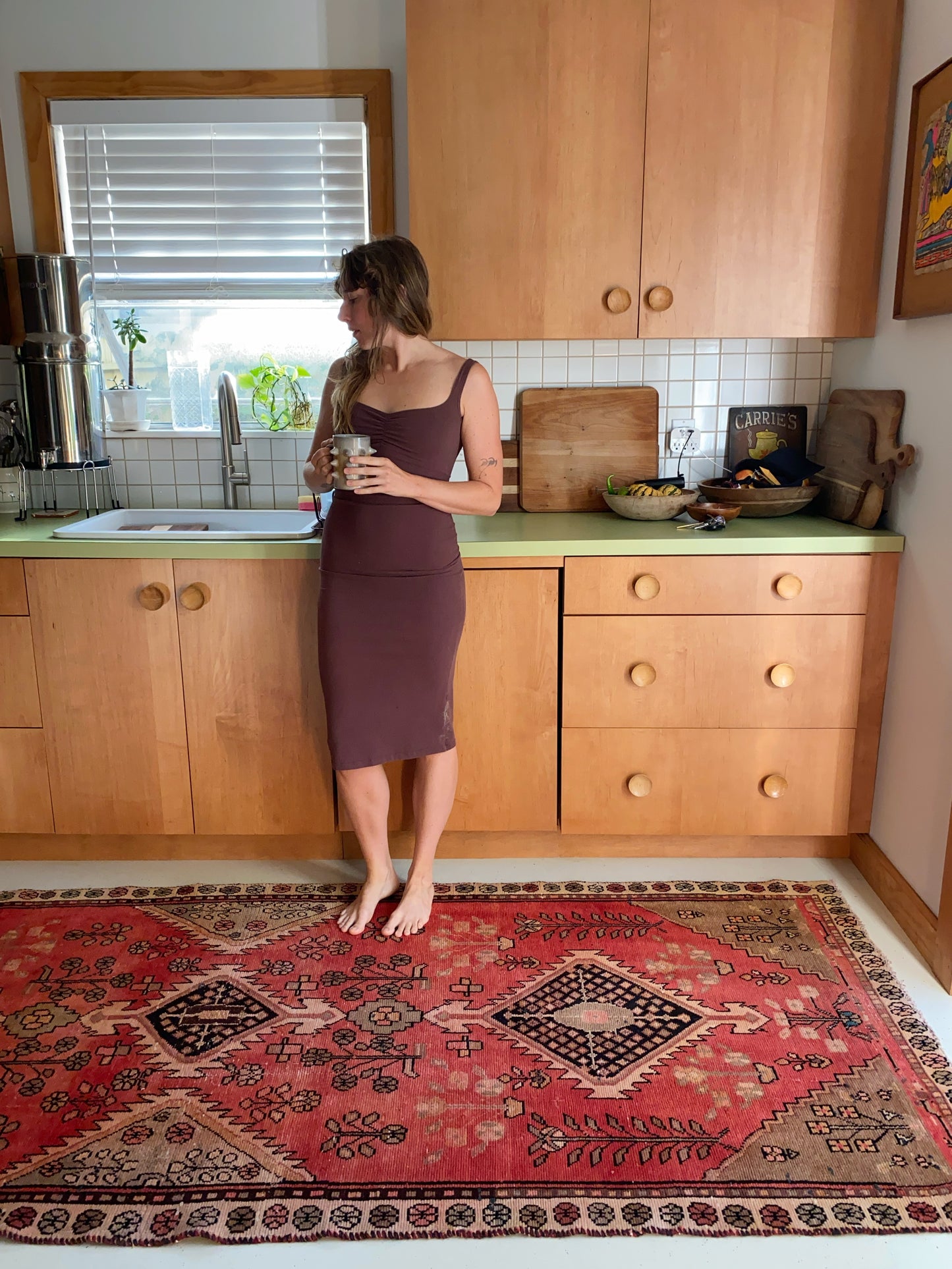 Amaranth Vintage Persian Rug