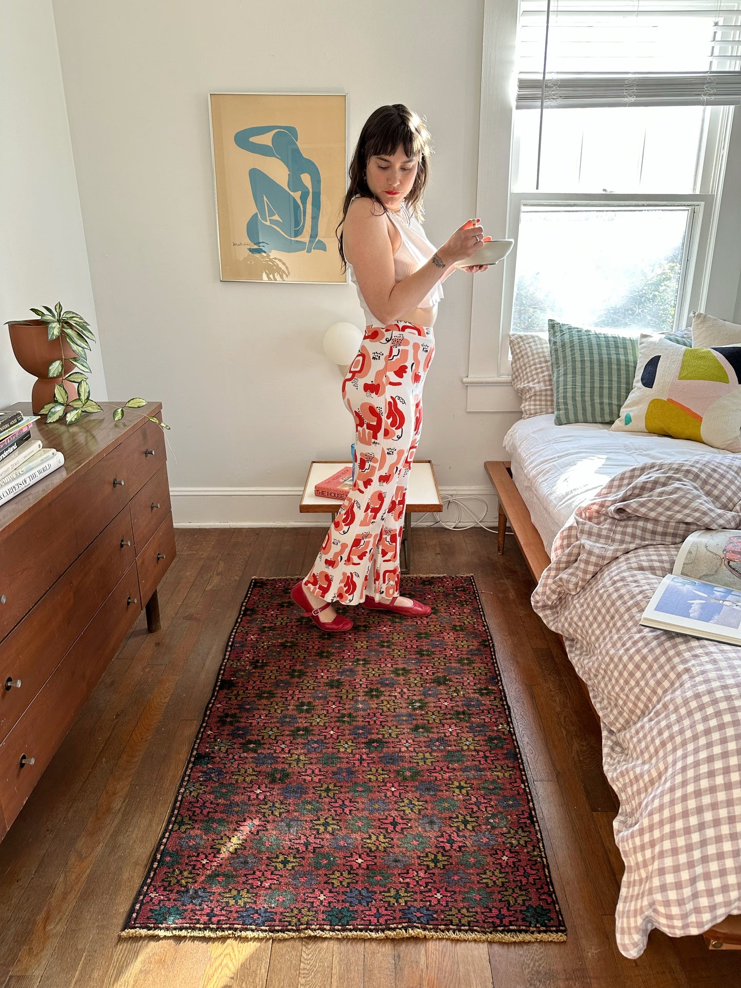 Kochia Floral Vintage Persian Rug