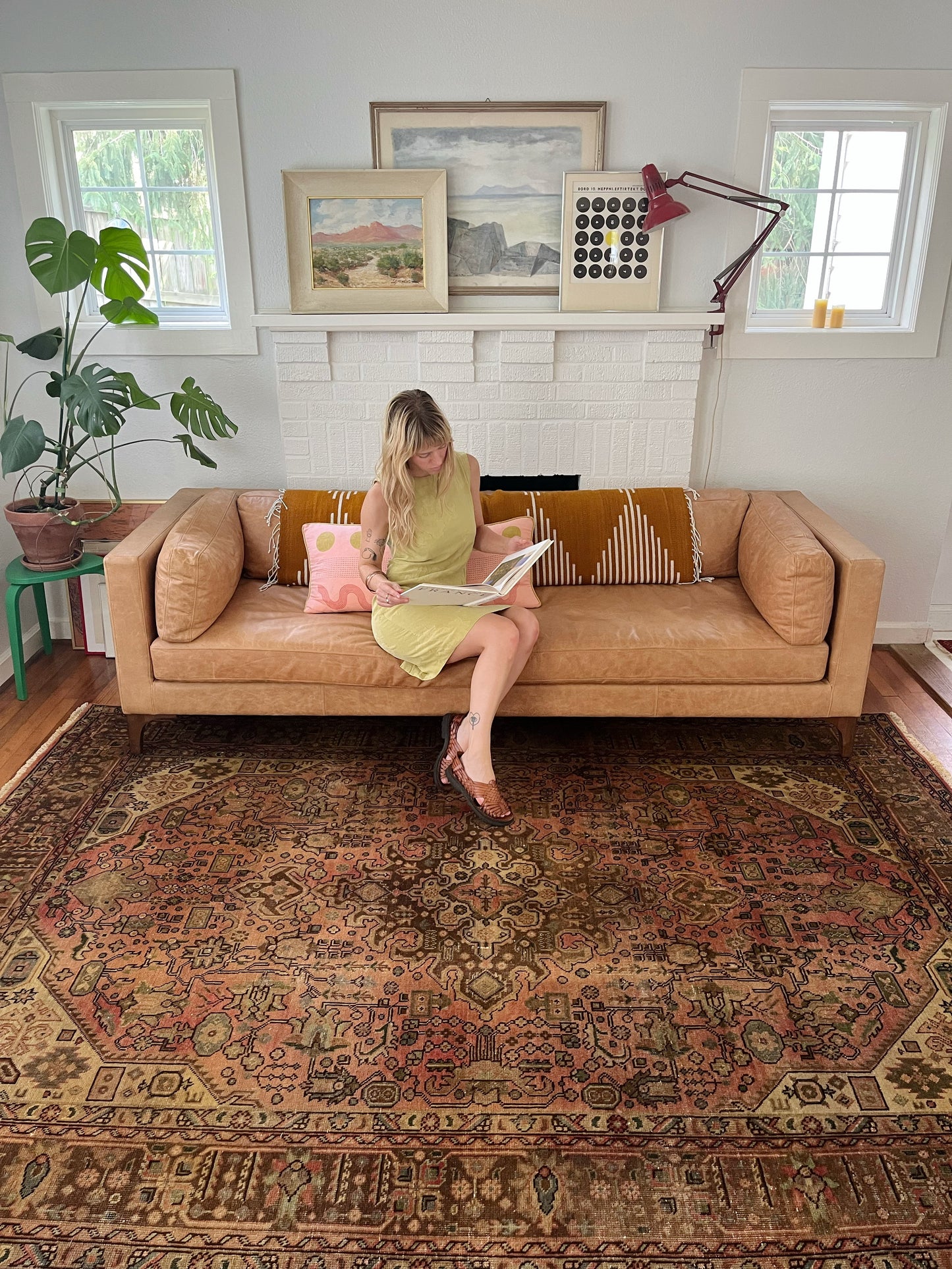 *RESERVED* Frida Vintage Persian Area Rug