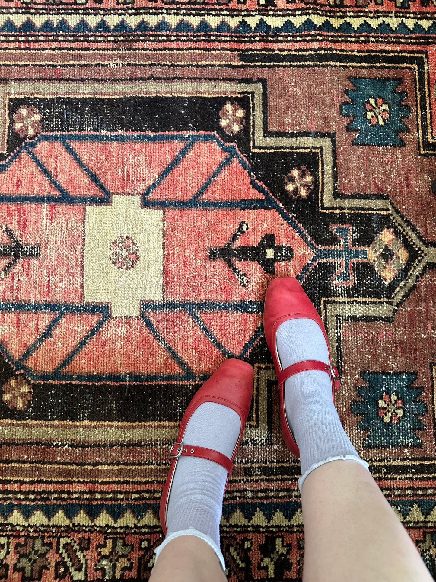 Mimosa Peach Vintage Persian Rug