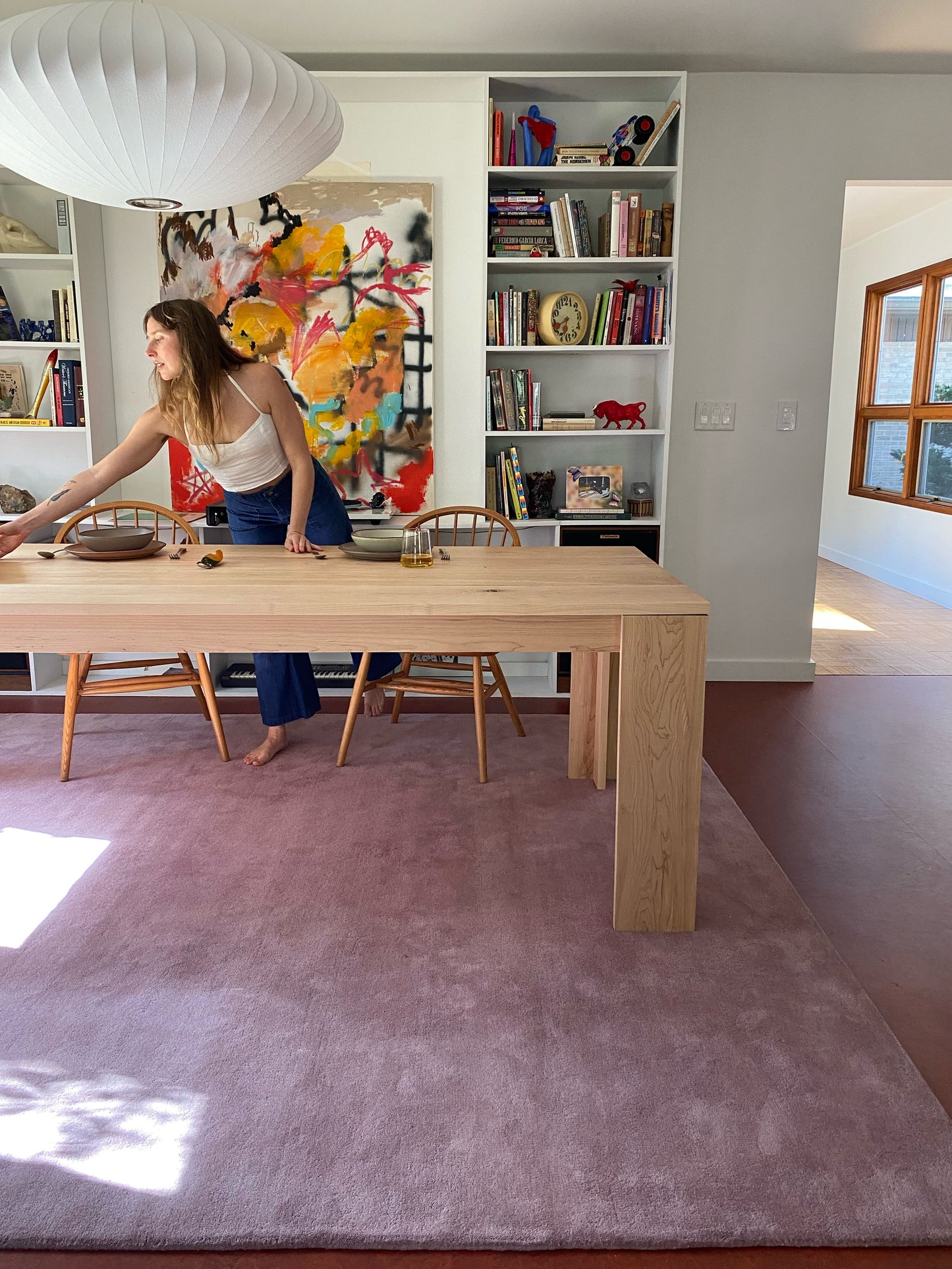 Lilac Hand Tufted Area Rug