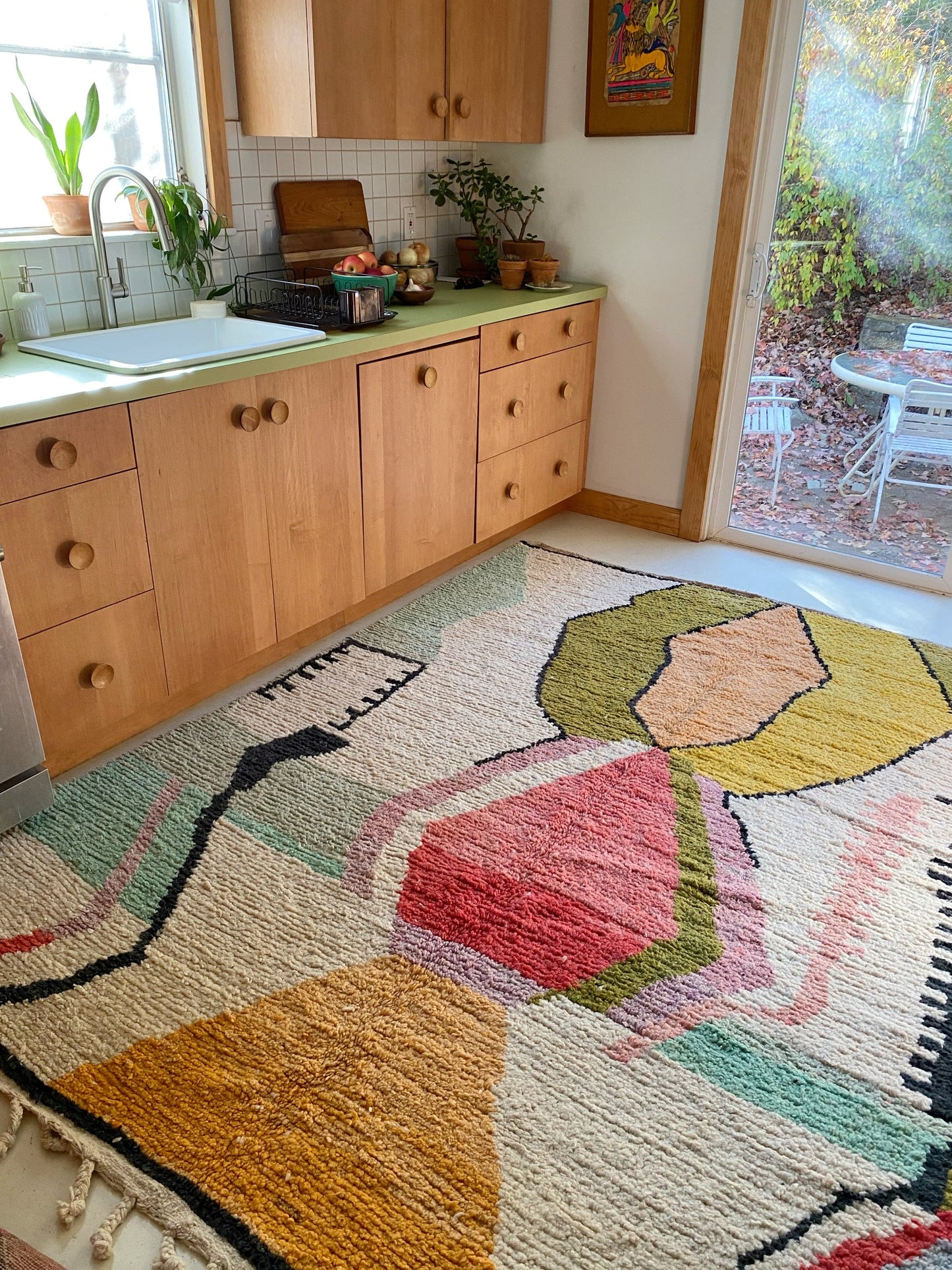 Olive Moroccan Rug | Lost Hunt Vintage