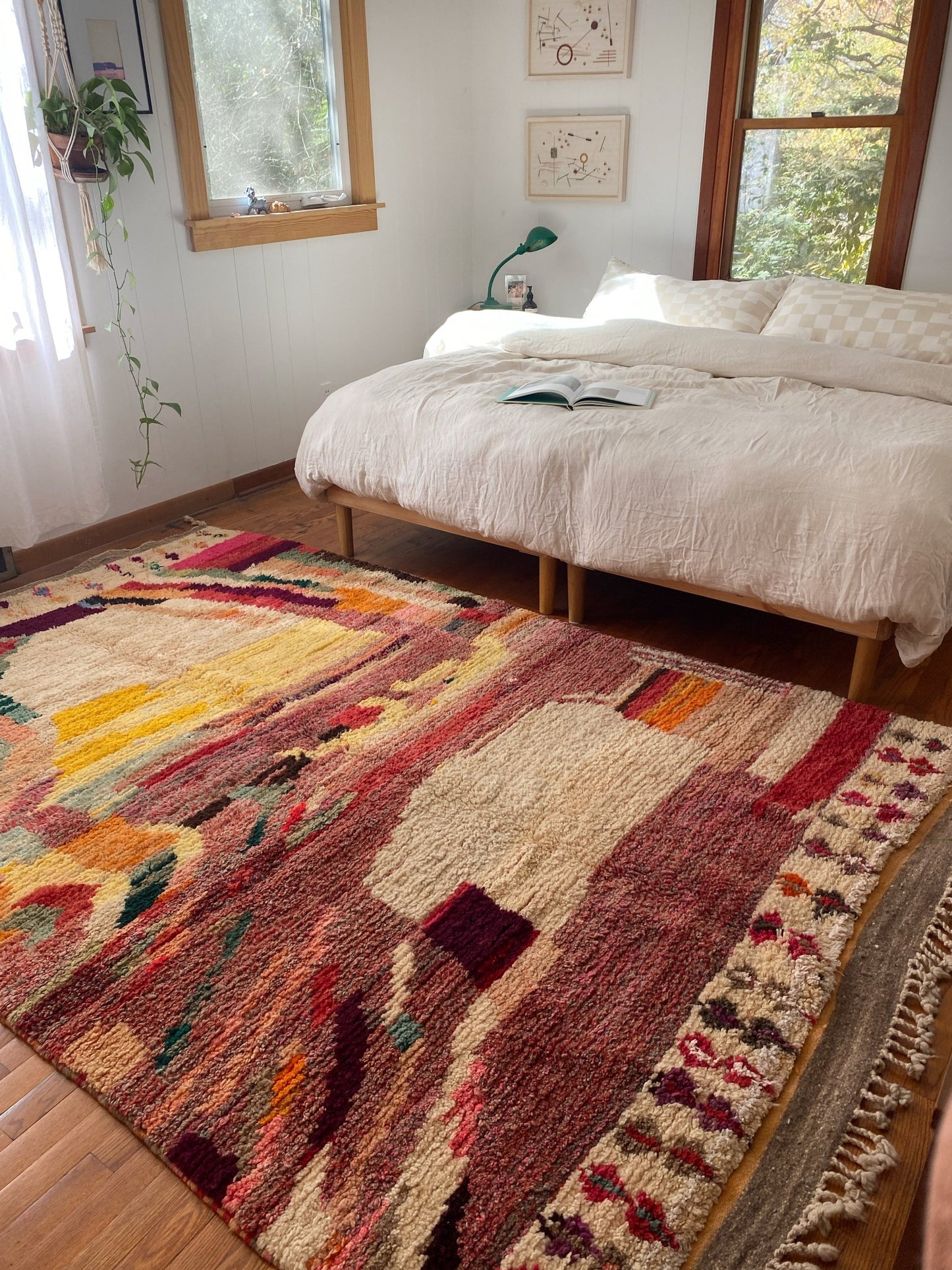 Shop Almond Moroccan Rug