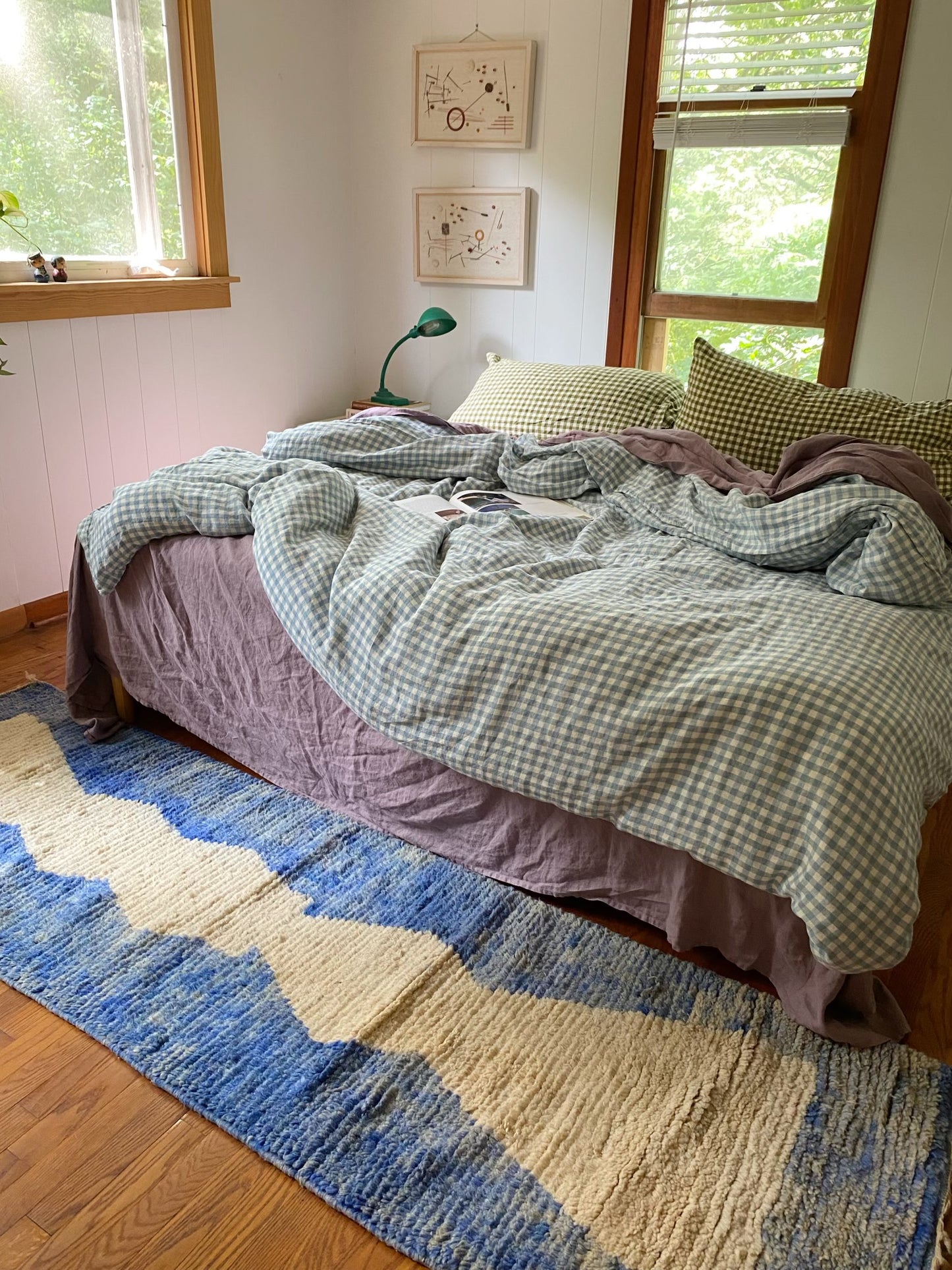 Calais Blue Moroccan Runner