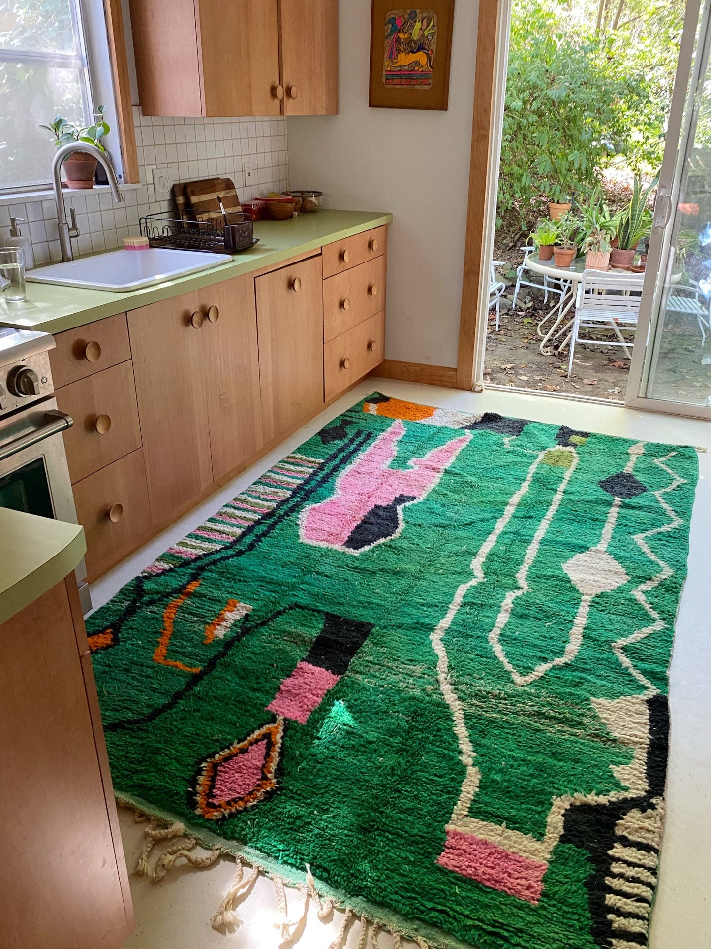 See Cissus Moroccan Rug Styled in a Kitchen