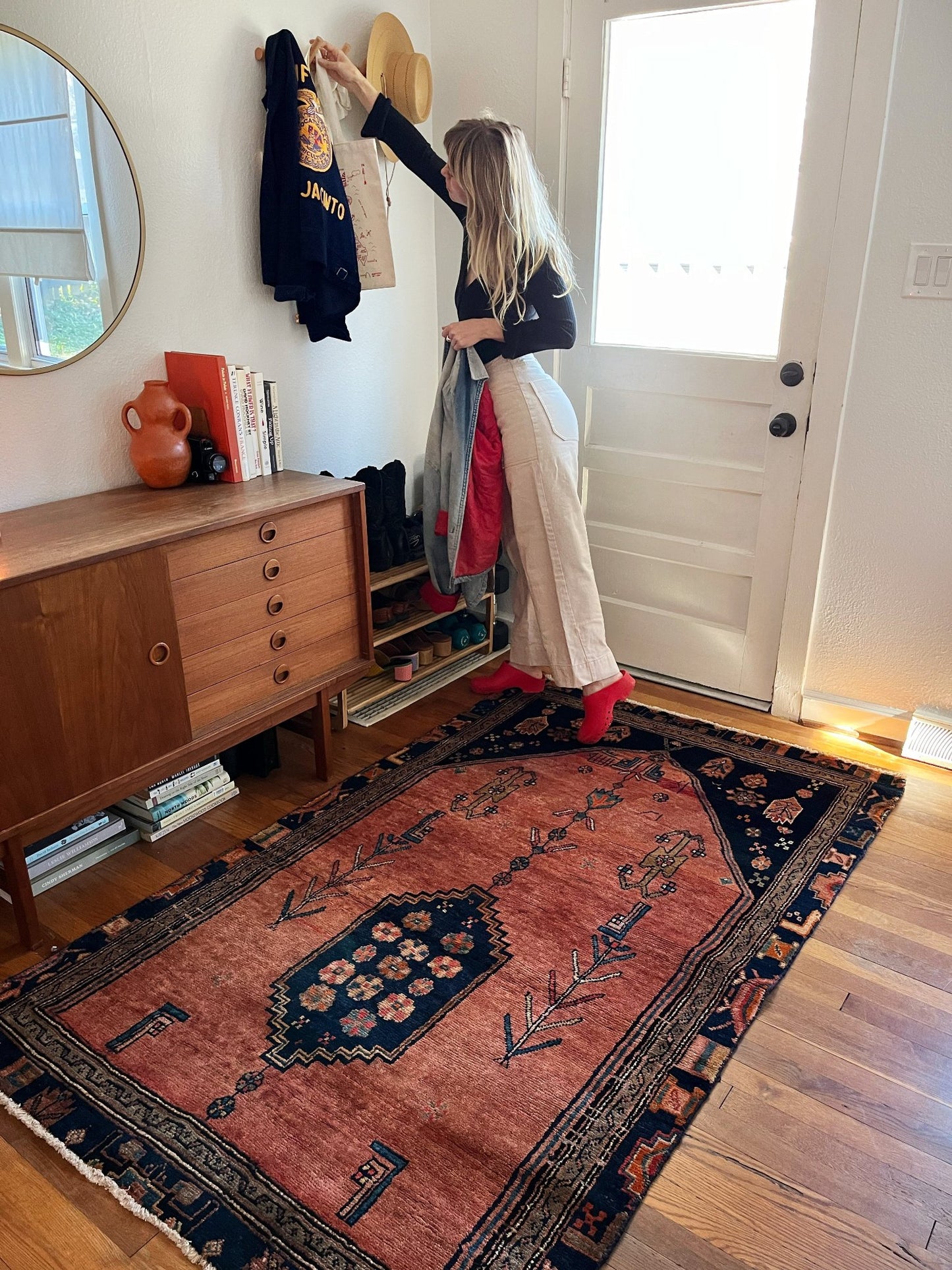 Enhance an Entryway with a Vintage Persian Rug