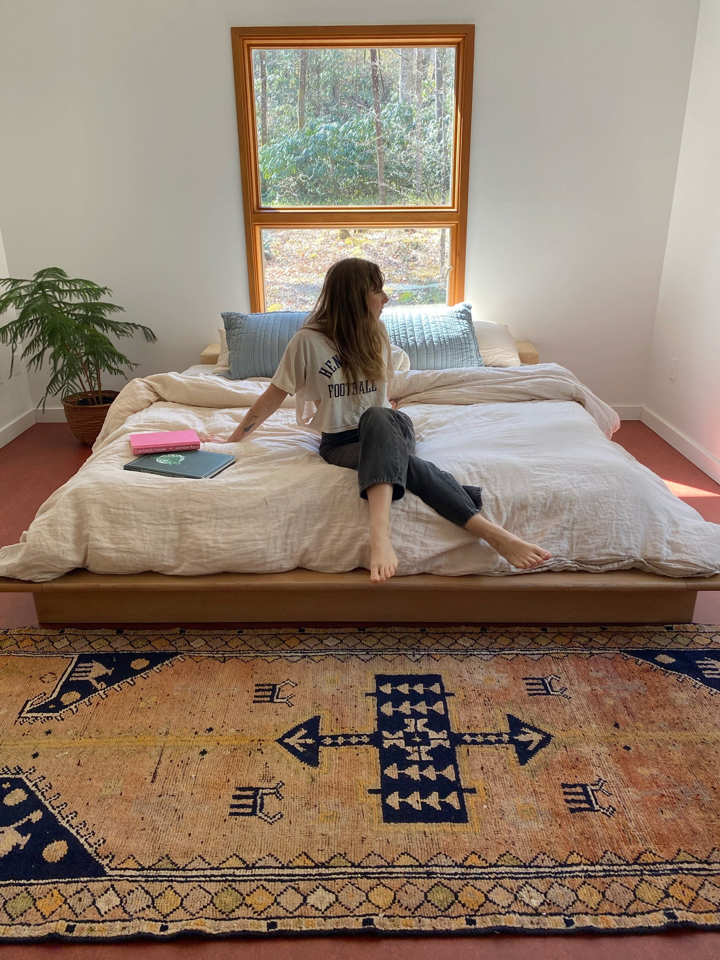 Dotsi Peach Vintage Persian Runner Rug