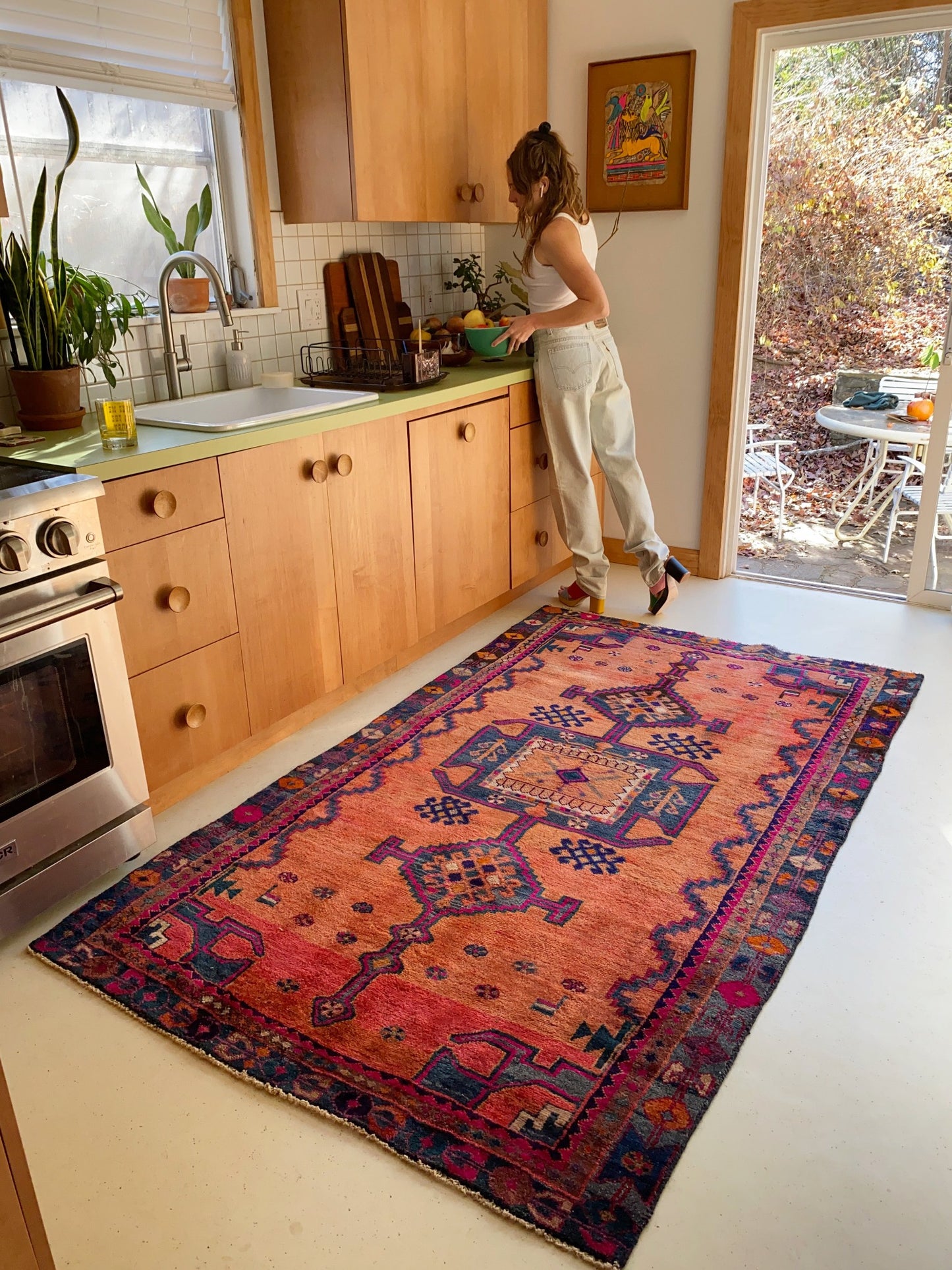 Style Balsam Persian Rug in the Kitchen