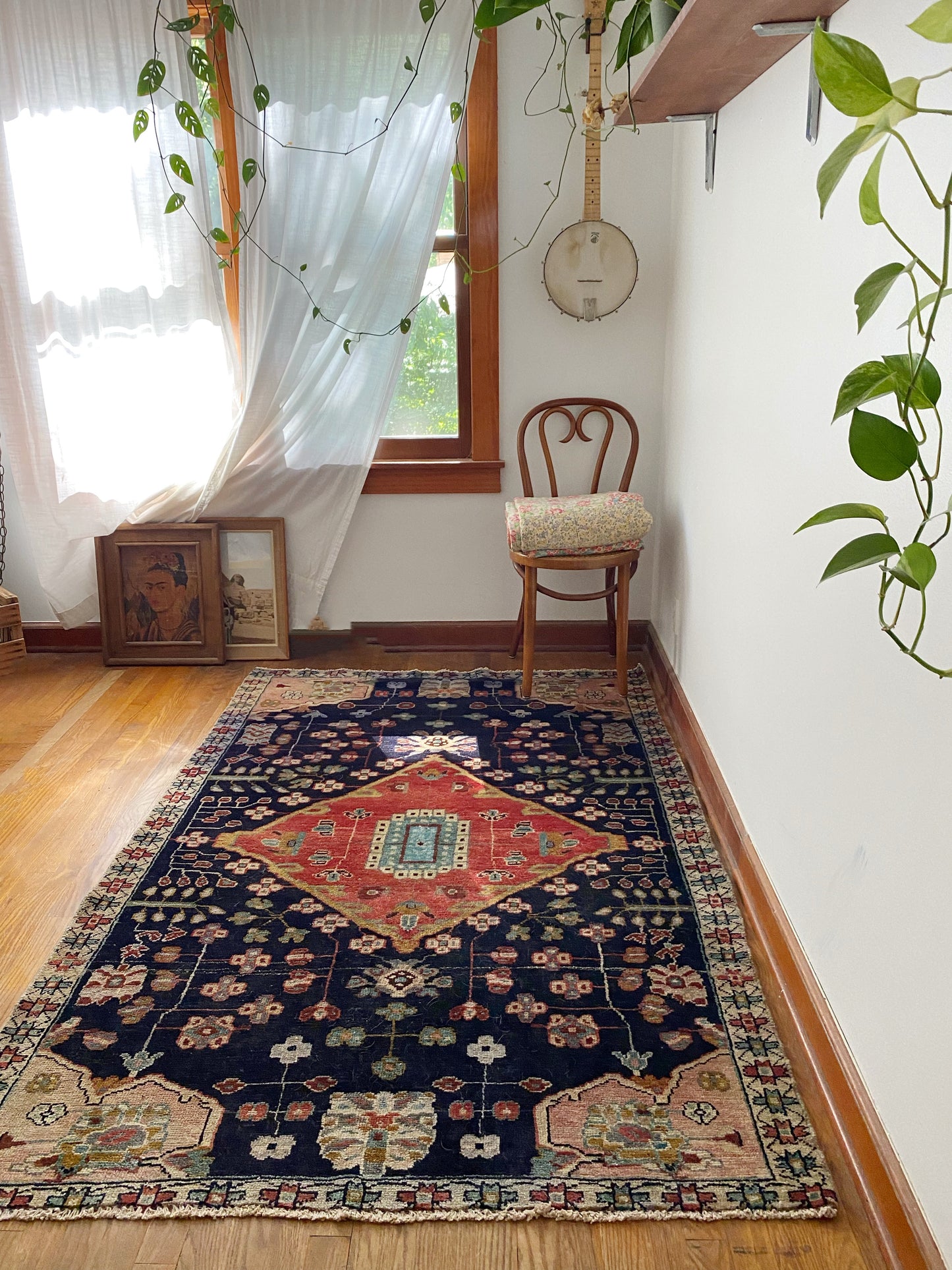 Lucite Blue Persian Rug