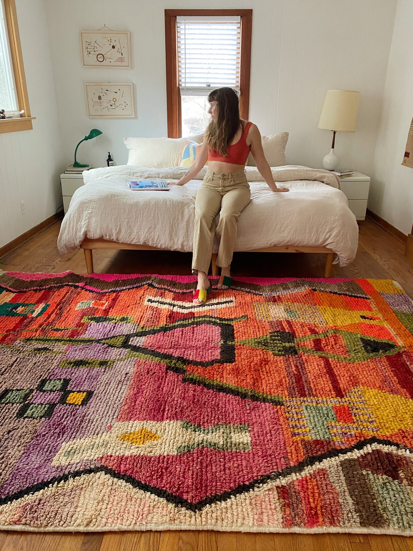 See Tatsuro Handmade Moroccan Rug