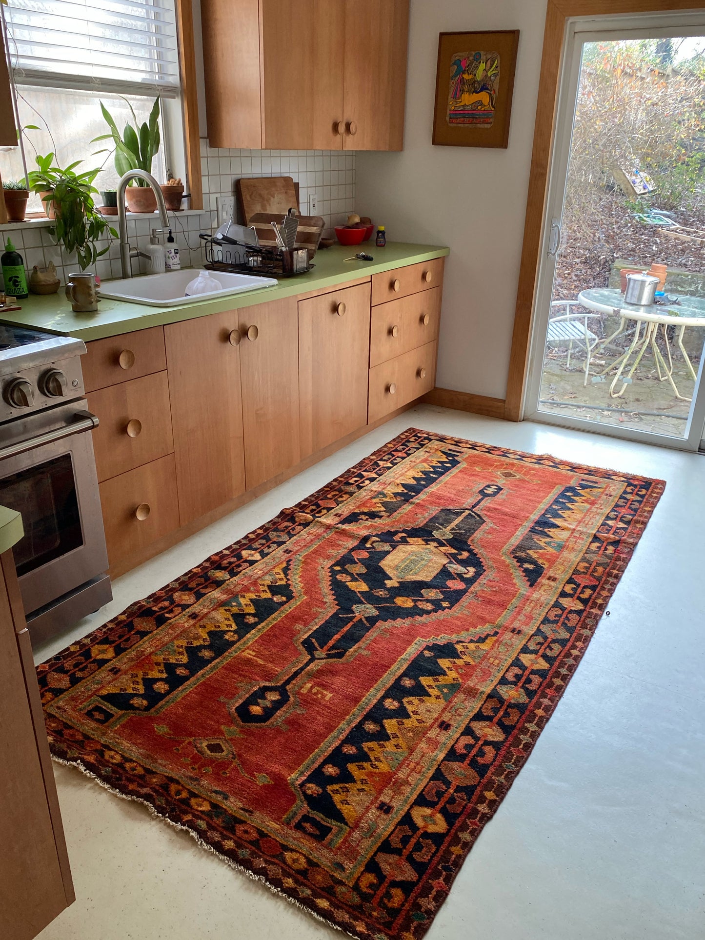 Arden Terracotta Vintage Persian Rug