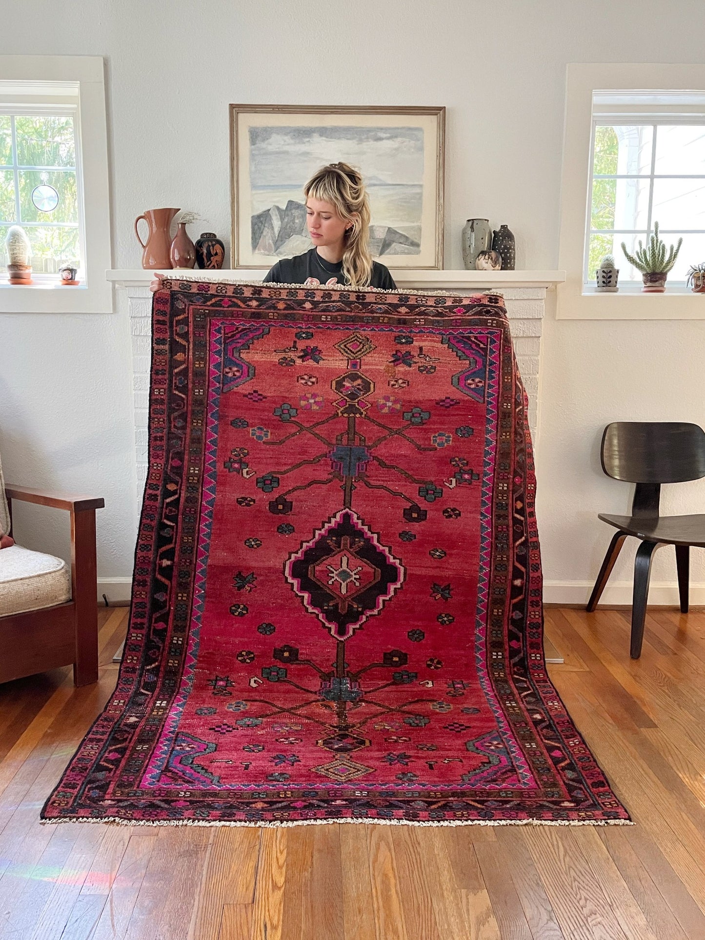 See Hibiscus Persian Rug