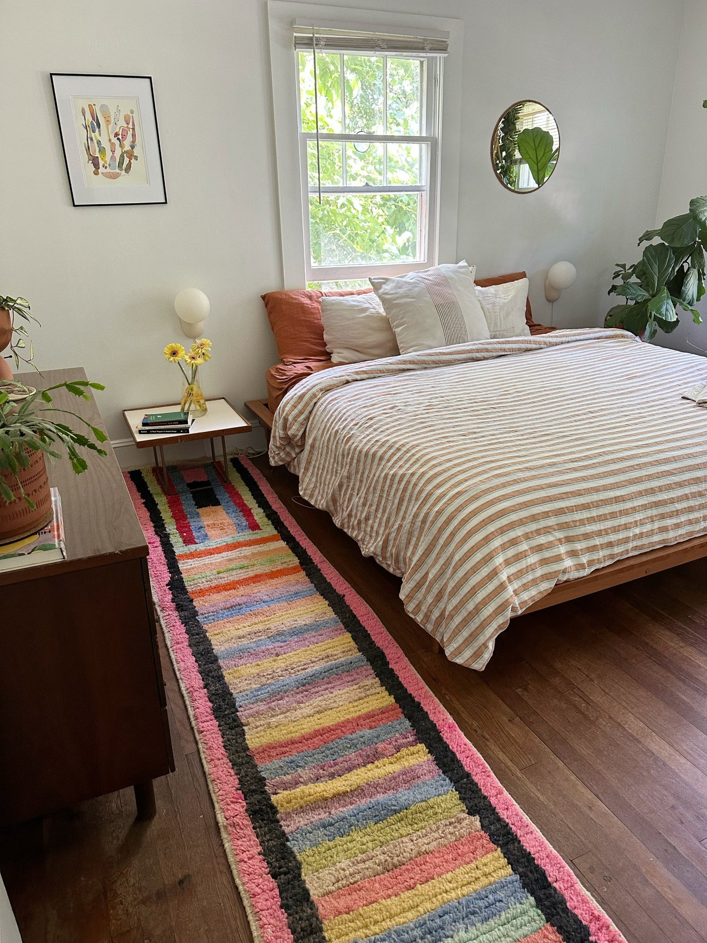 We love stripes and Cotta Moroccan runner !