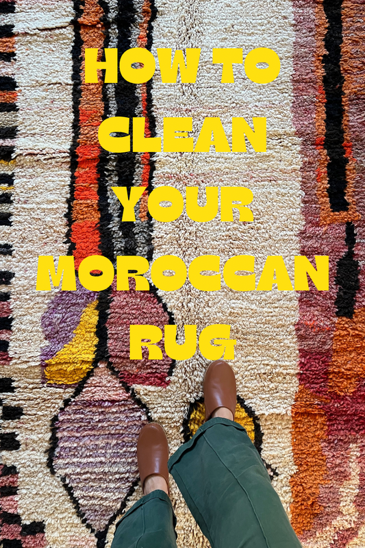 How to Spot Clean and Maintain Your Moroccan Rug