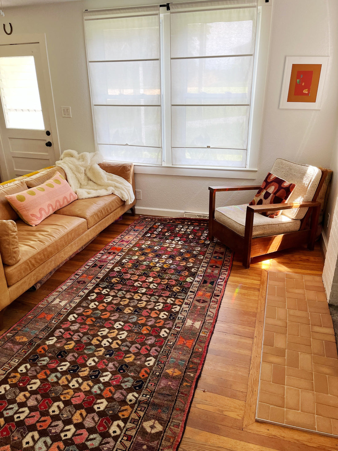 Persian Rug Styled in a Living Room