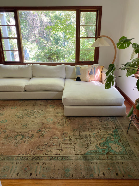 Copper Vintage Persian Rug