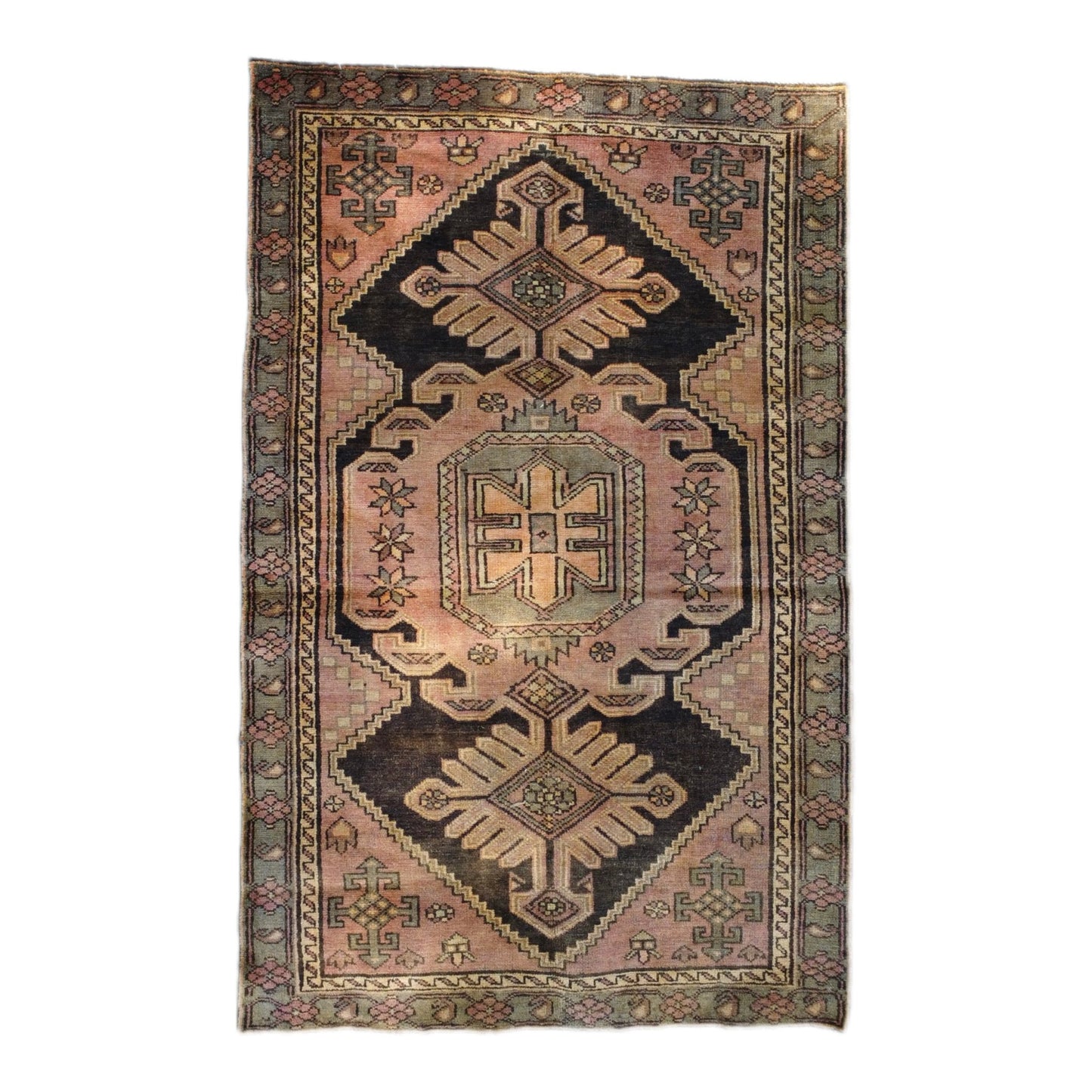 See Vintage Persian Rug and Motifs