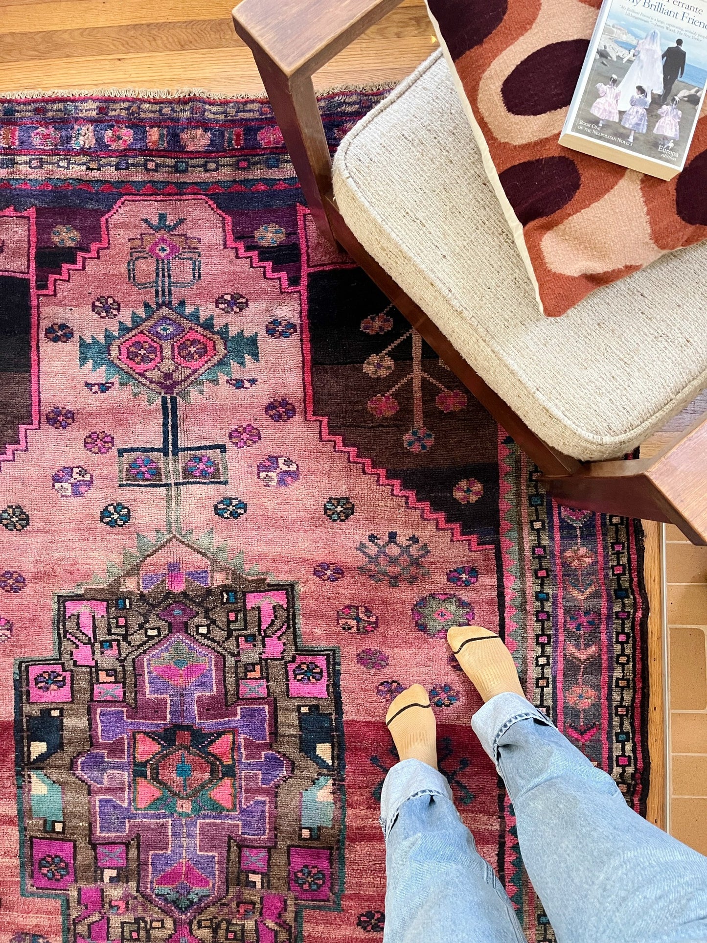 See Alba Persian Rug from Overhead