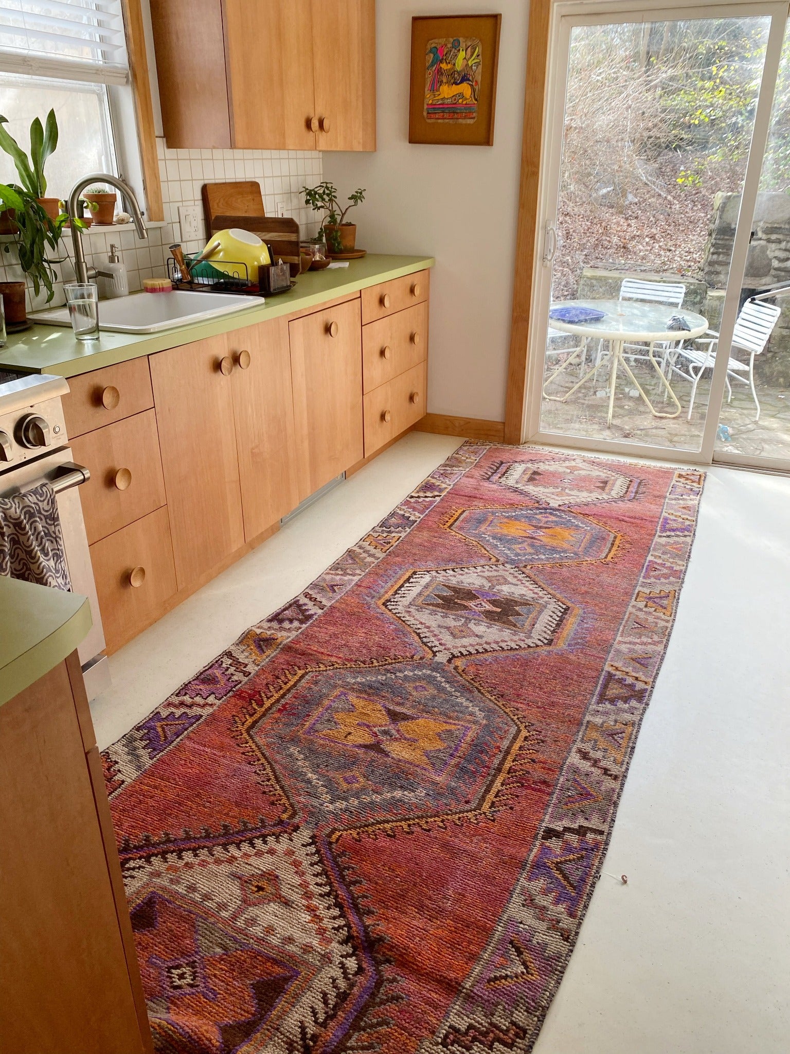 Use Echo Persian Rug as a Kitchen Runner