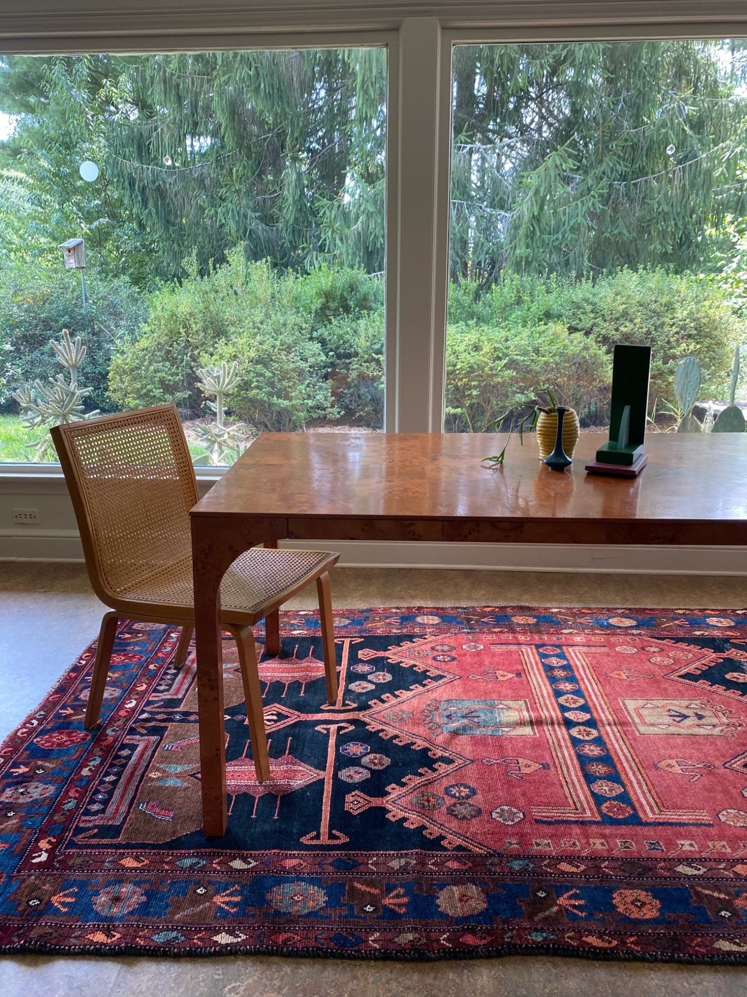 Style a Traditional Vintage Persian Rug in a Dining Room