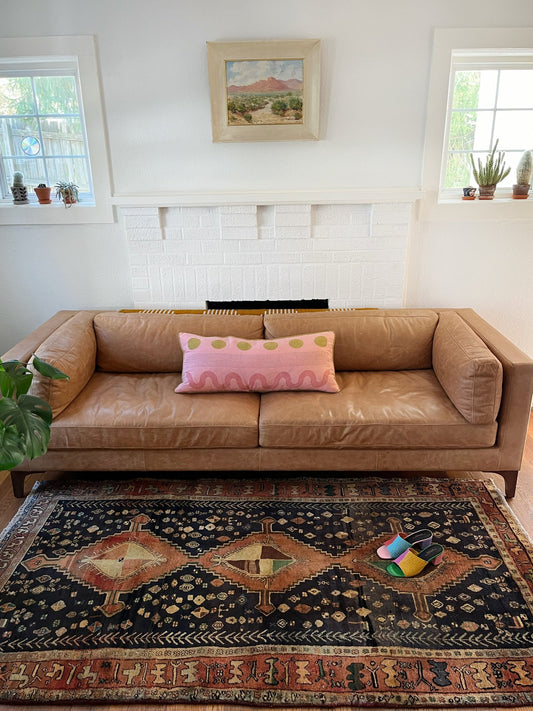 See A Vintage Persian Rug Styled in a Living Room