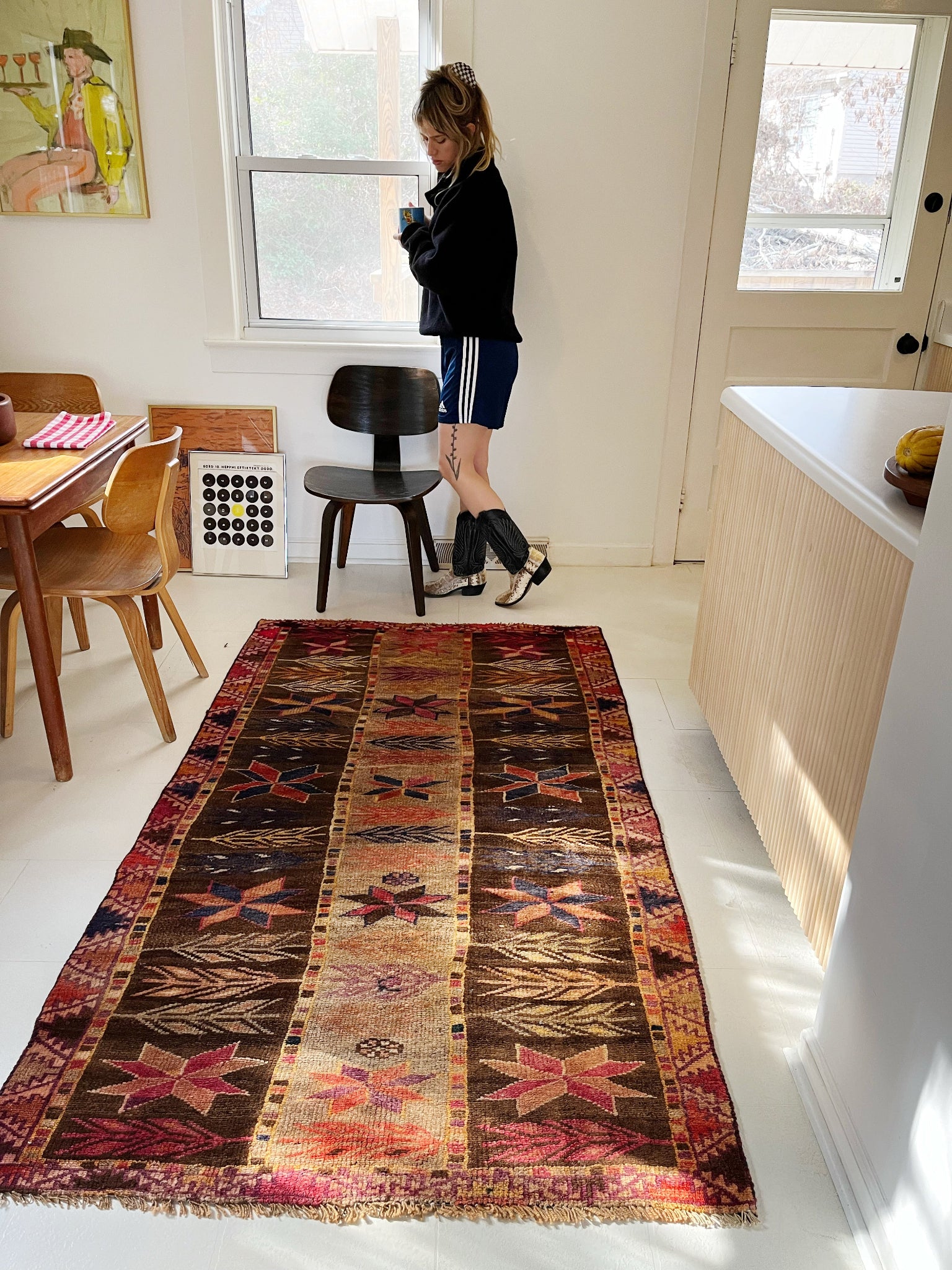 Style a Kitchen Dining Room with a Vintage Rug