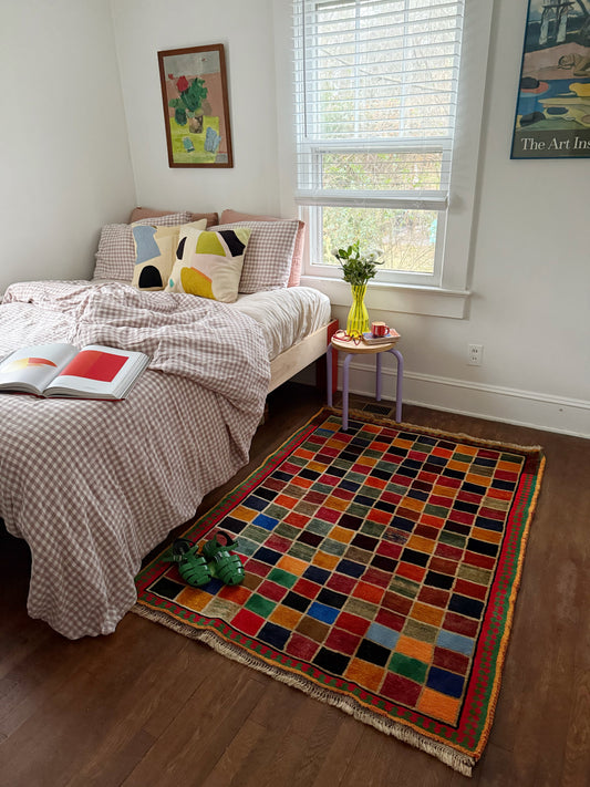 Beso Blocky Vintage Persian Rug