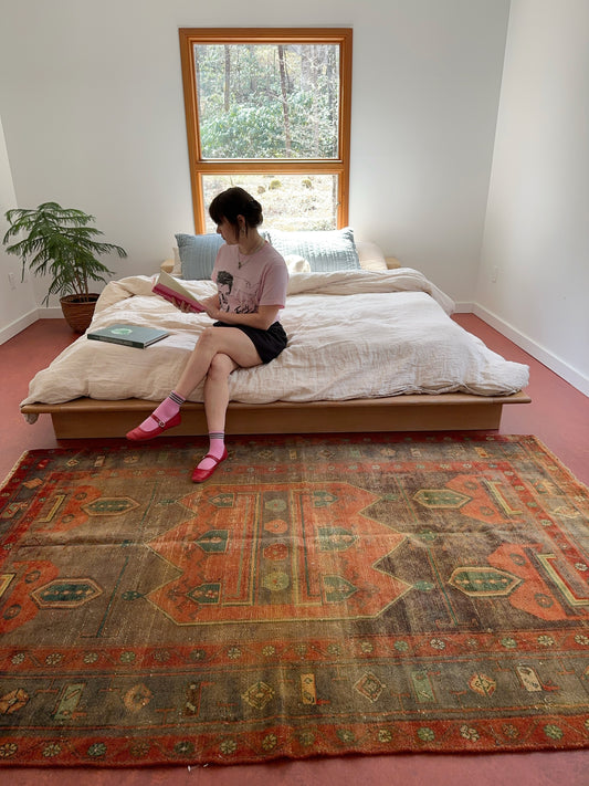 Dunn Sage Vintage Persian Rug
