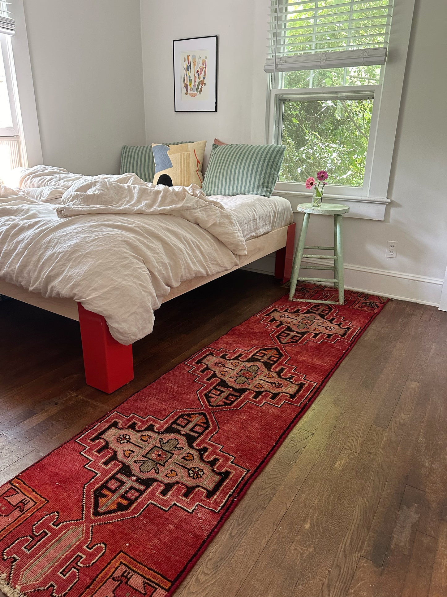 Dean Red Vintage Persian Runner