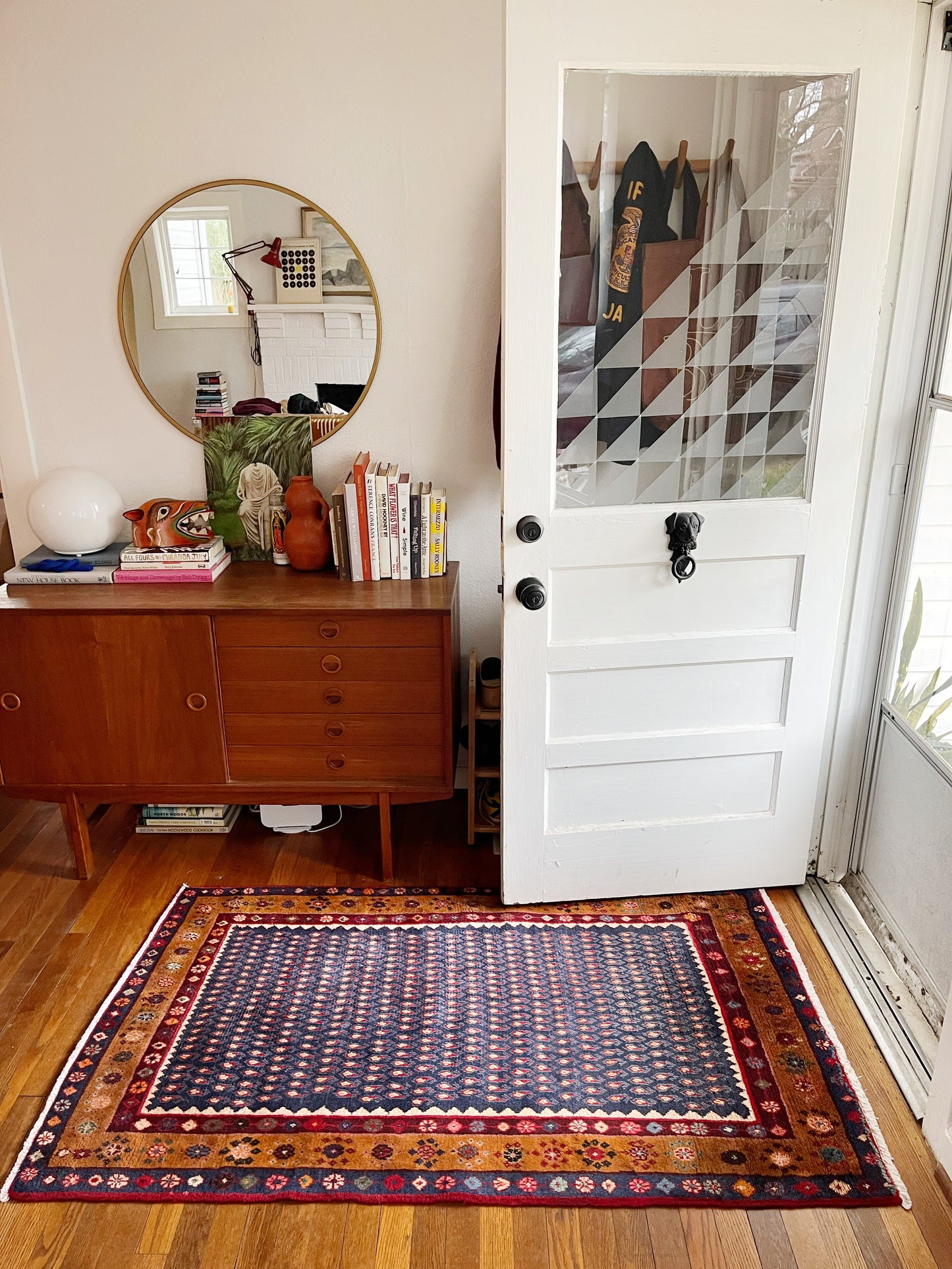 Persimmon Vintage Persian Rug